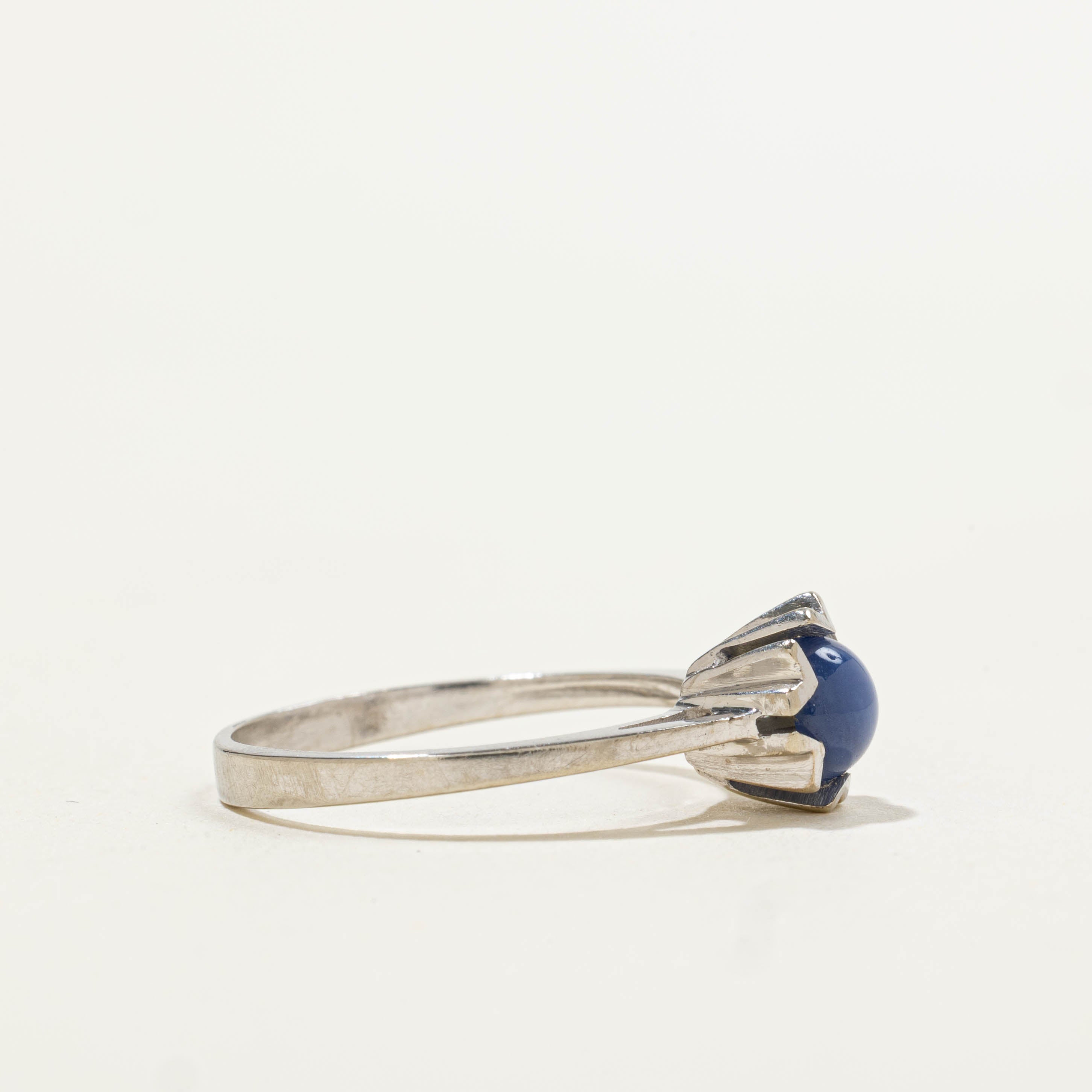 10k Synthetic Star Sapphire Ring | 1.08ct | SZ 5.5