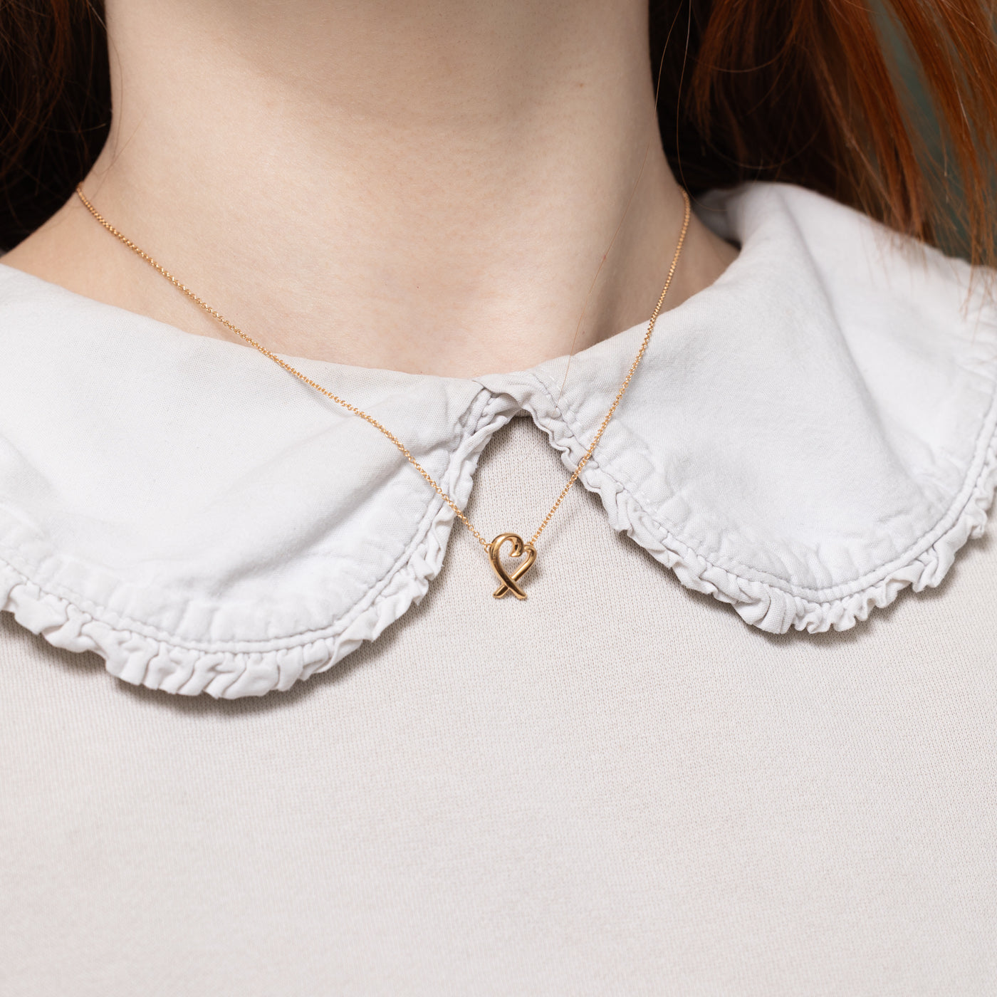 Collier pendentif cœur Paloma Picasso « Tiffany & Co » | 40,6 cm