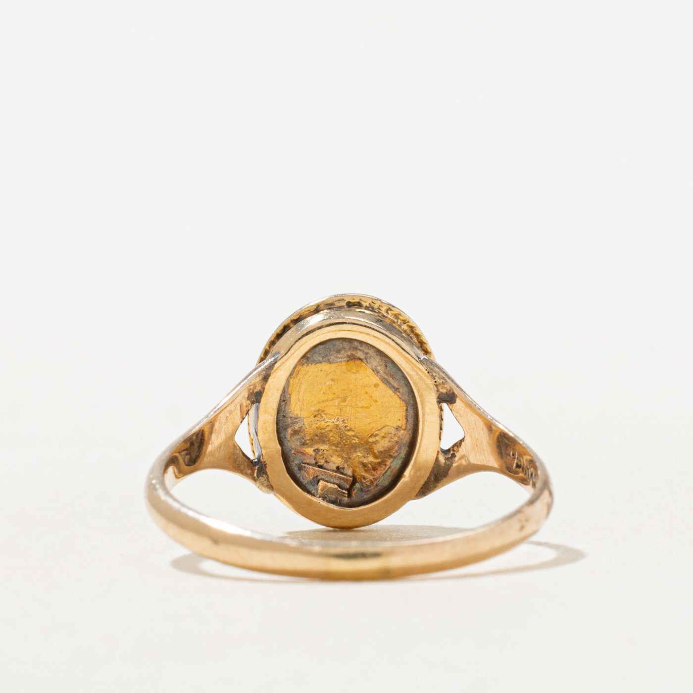 'Birks' Bezel Set Oval Cabochon Garnet Ring | 3.0ct | SZ 5.5 |