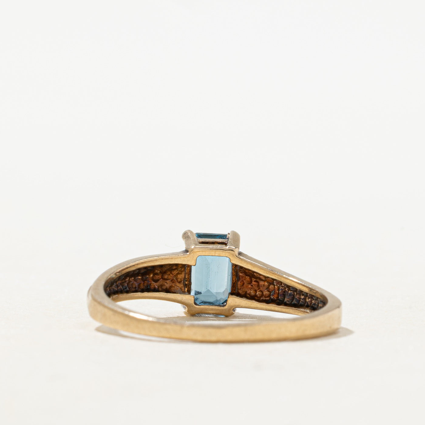 Blue Topaz Solitaire Ring | 0.75ct | SZ 6.5 |
