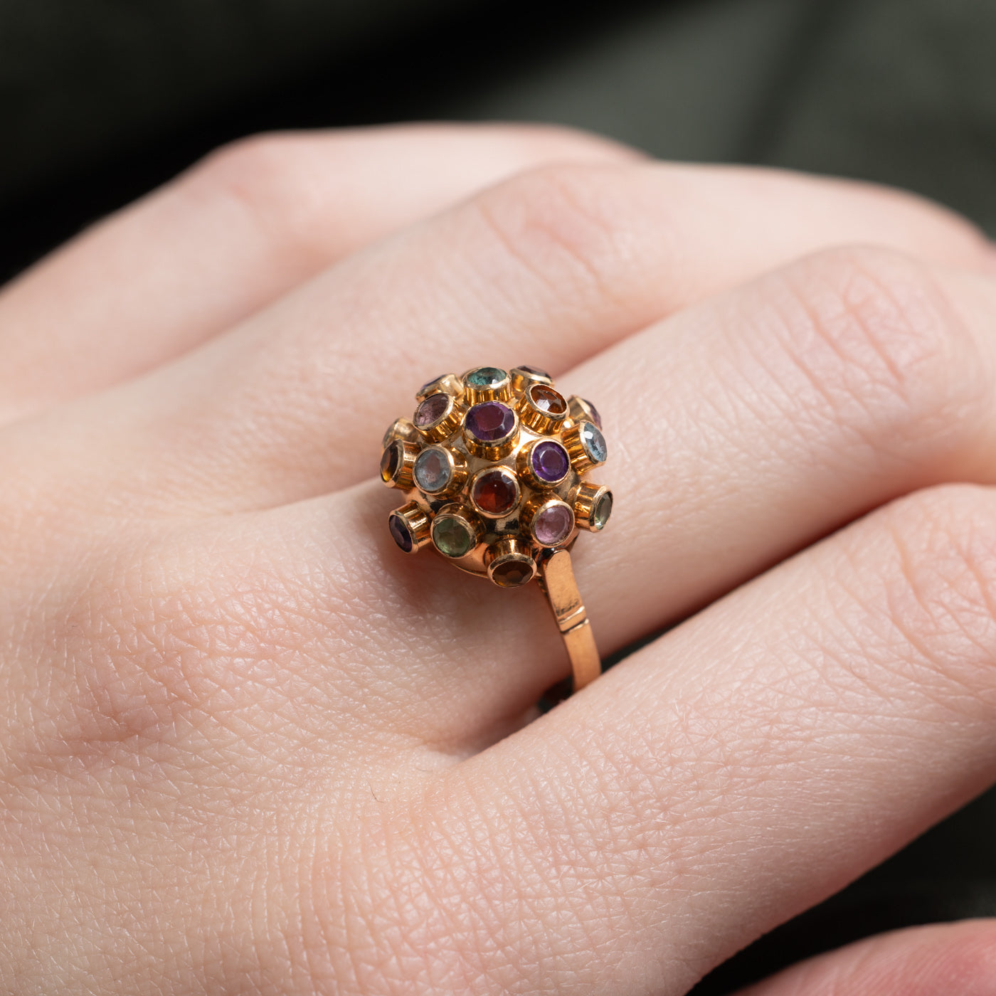 'H Stern' Multi Gem Sputnik Cocktail Ring | 1.5ctw | SZ 7.25 |