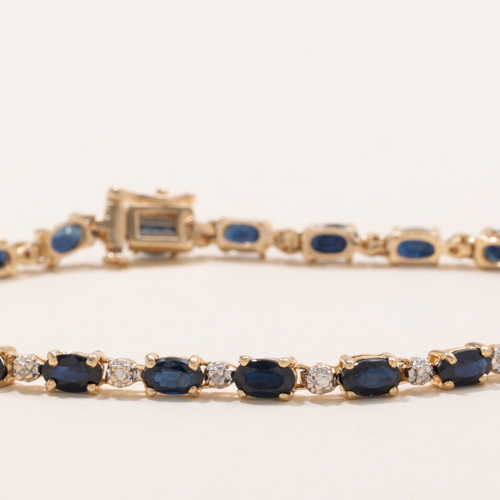 Sapphite & Diamond Gemstone Bracelet | 5.0ctw, 0.04ctw | 7" |