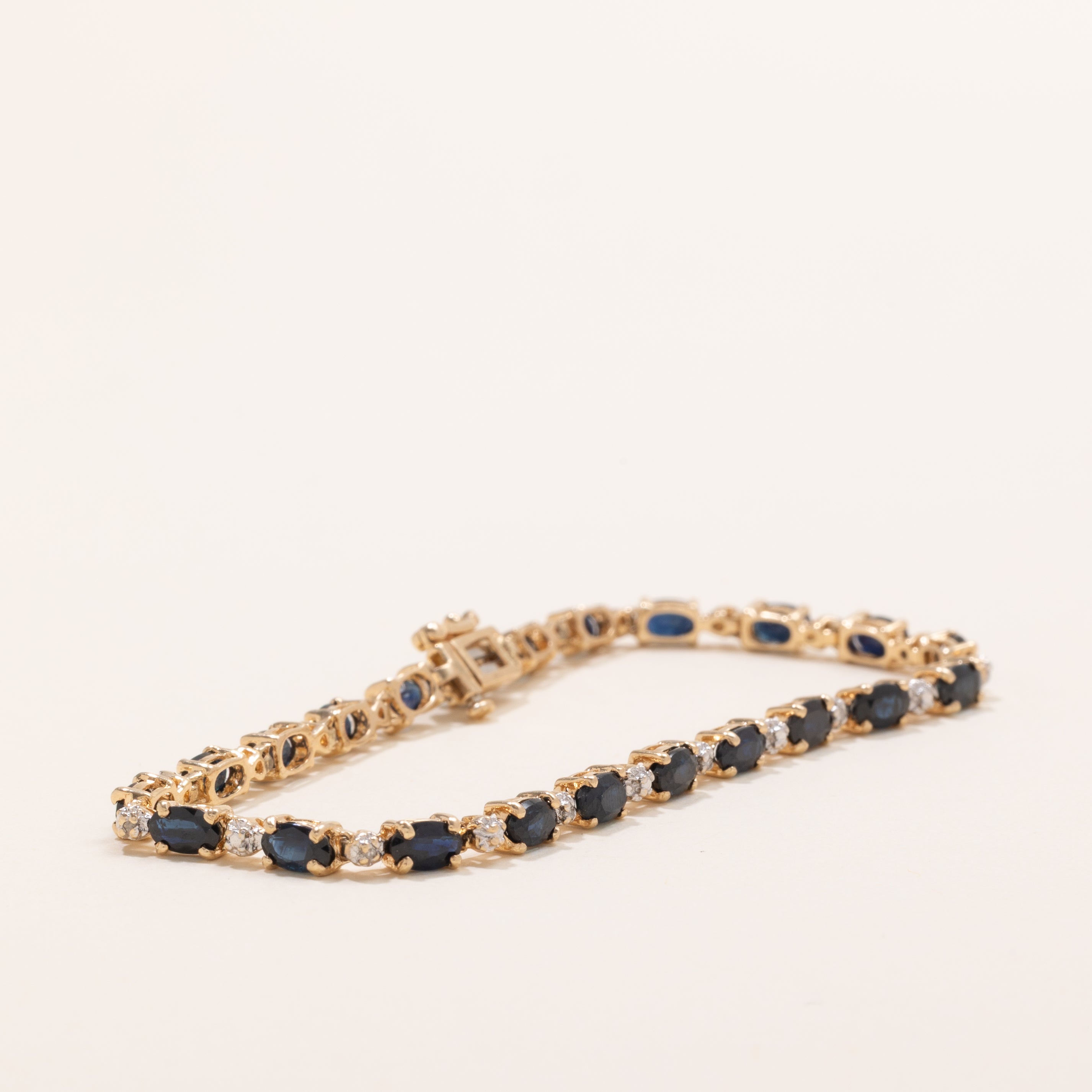 Sapphite & Diamond Gemstone Bracelet | 5.0ctw, 0.04ctw | 7" |