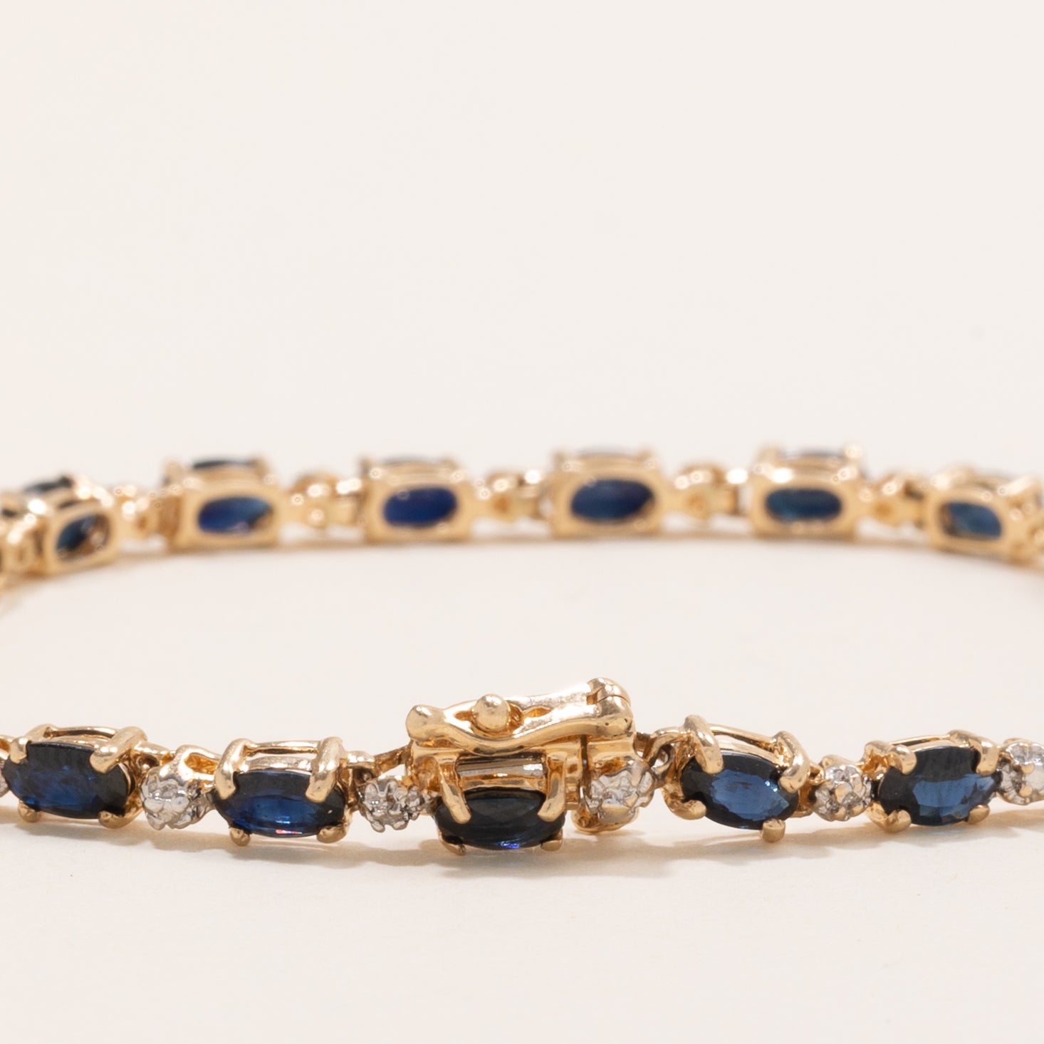 Sapphite & Diamond Gemstone Bracelet | 5.0ctw, 0.04ctw | 7" |