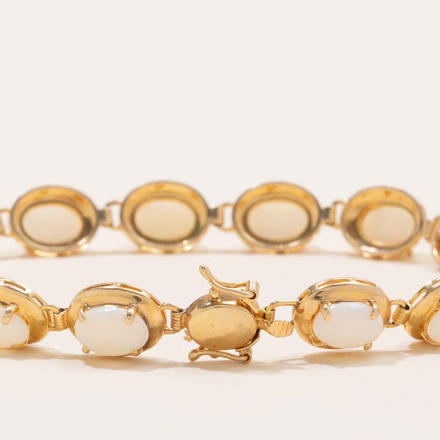 Cabochon Opal Gemstone Bracelet | 5.25ctw | 7" |