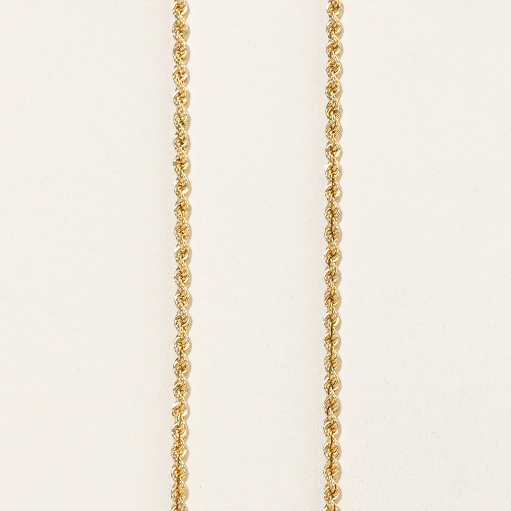 Red Glass Rope Chain Pendant Necklace | 15.0ct | 23" |