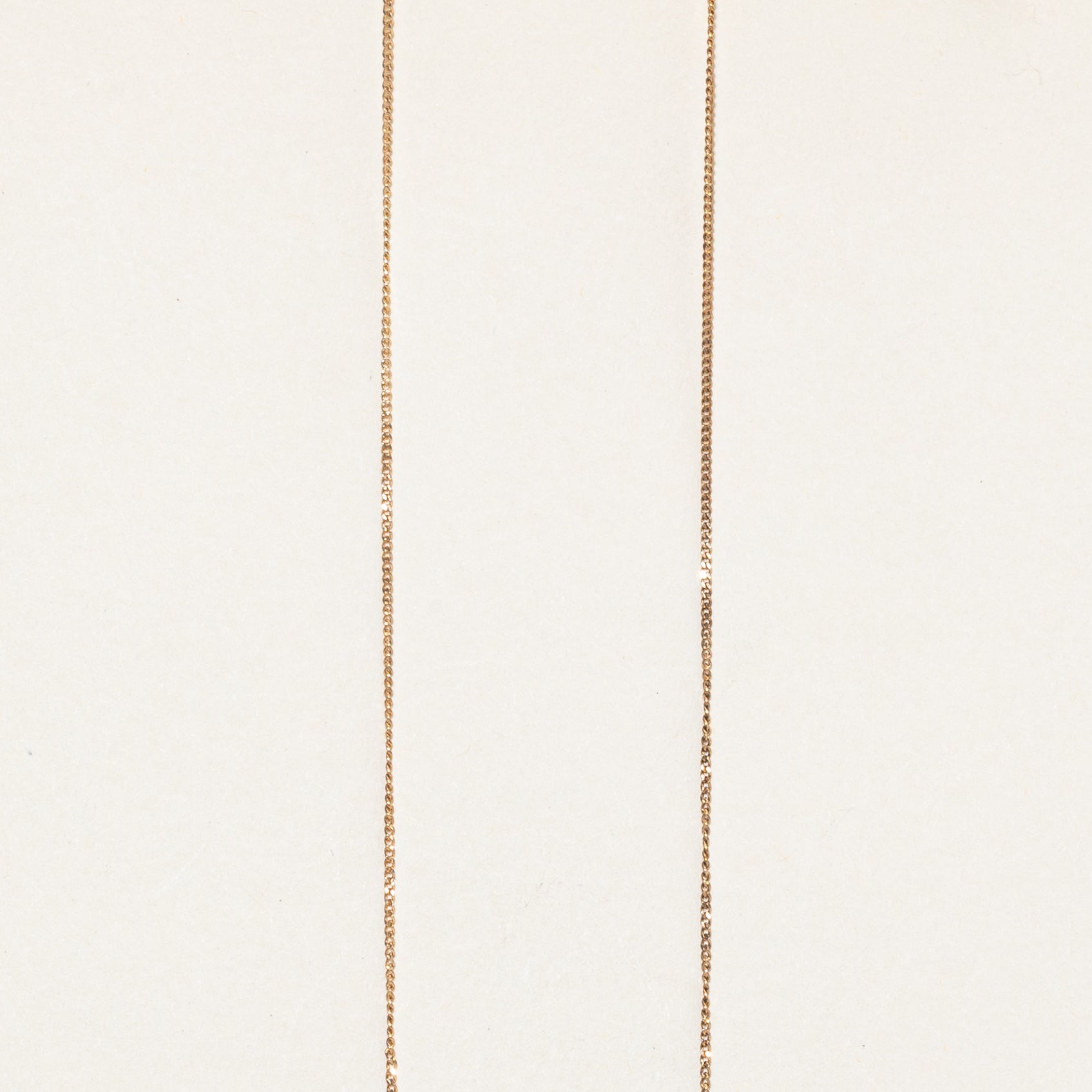 Collier pendentif saphir synthétique et diamant | 1,2 ct, 0,02 ct au total | 48 cm |