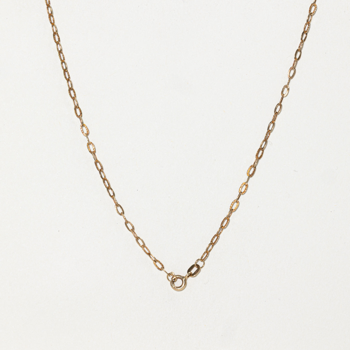 Engraved Floral Black Enamel Framed Pendant Necklace | 20"