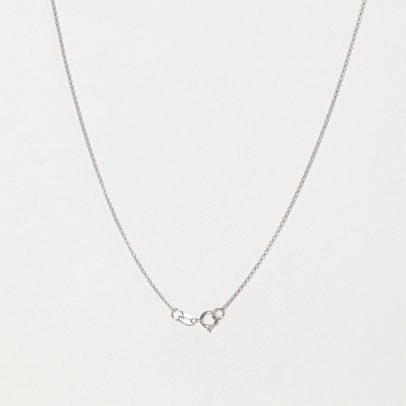 Sapphire & Diamond Pendant Necklace | 0.35ct, 0.03ctw | 18"