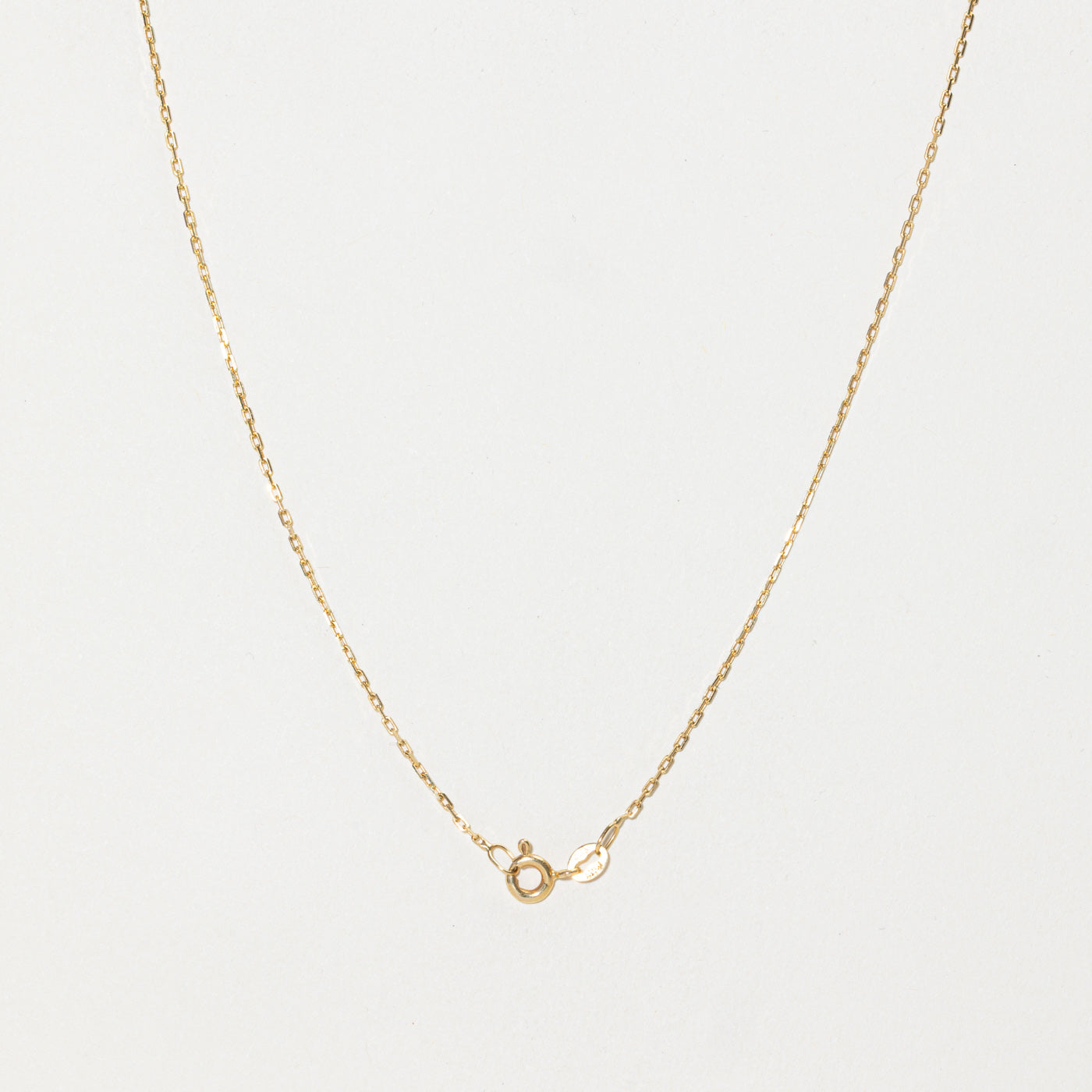 Collier pendentif péridot et diamants | 0,45 ct, 0,02 ct | 45,7 cm