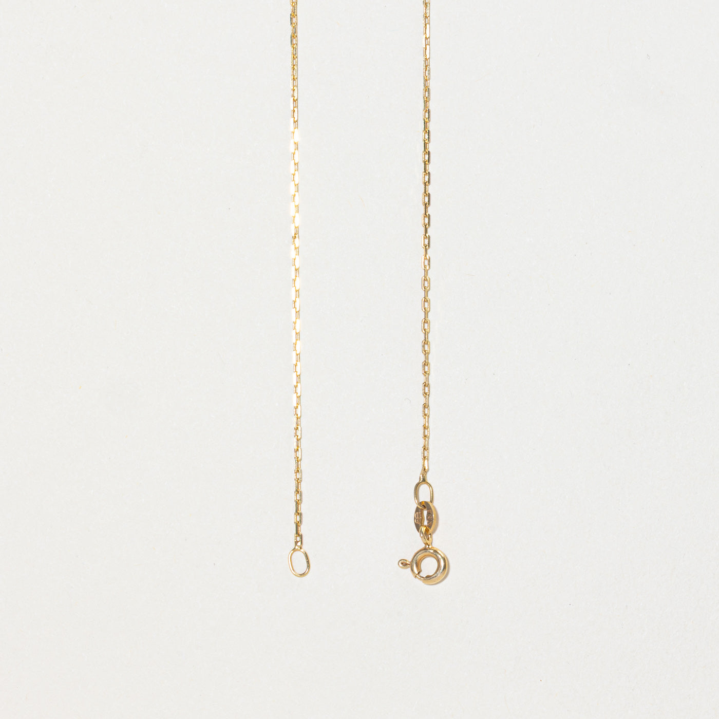 Collier pendentif péridot et diamants | 0,45 ct, 0,02 ct | 45,7 cm