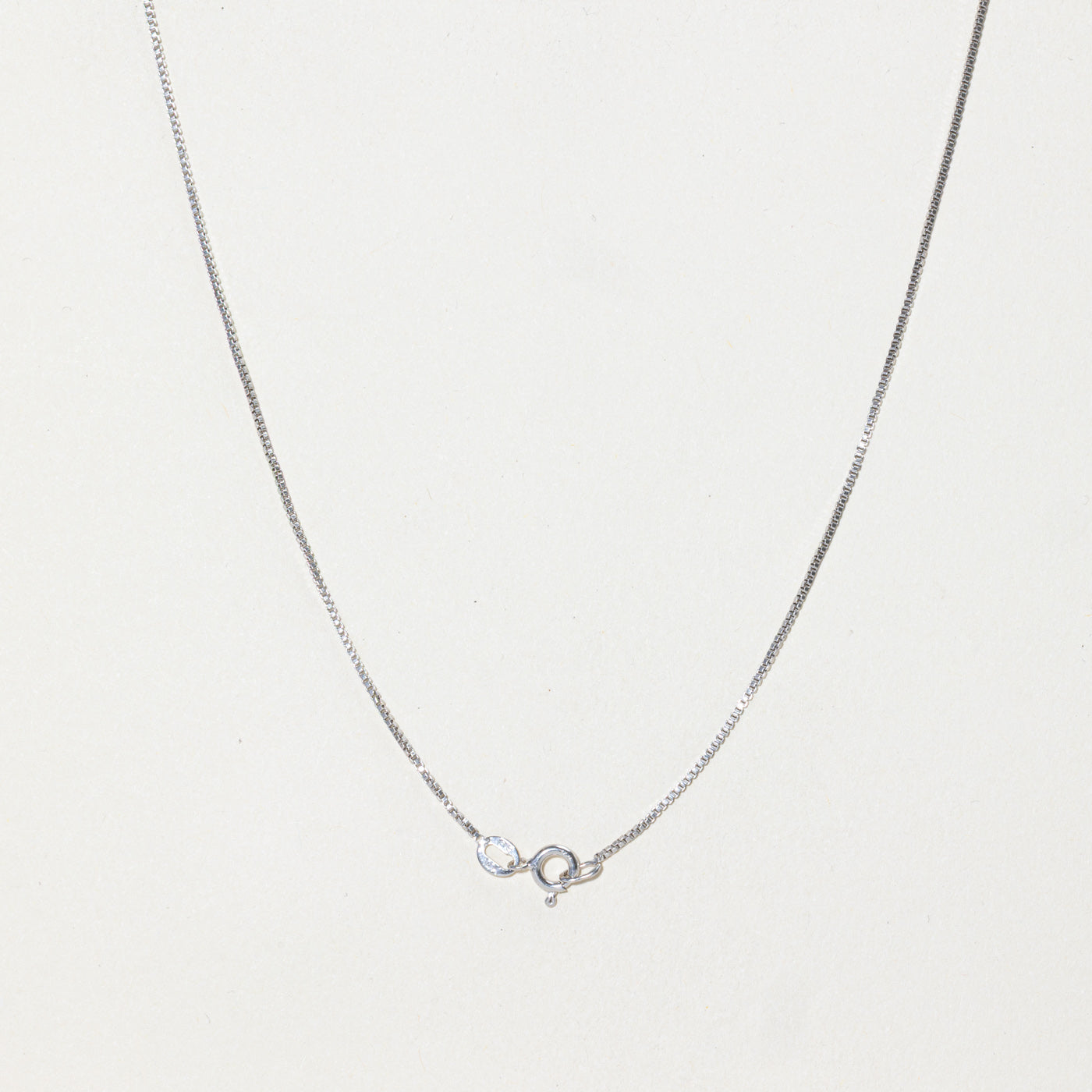 White Gold Emerald & Diamond Pendant Necklace | 0.08ct, 0.09ctw | 16"