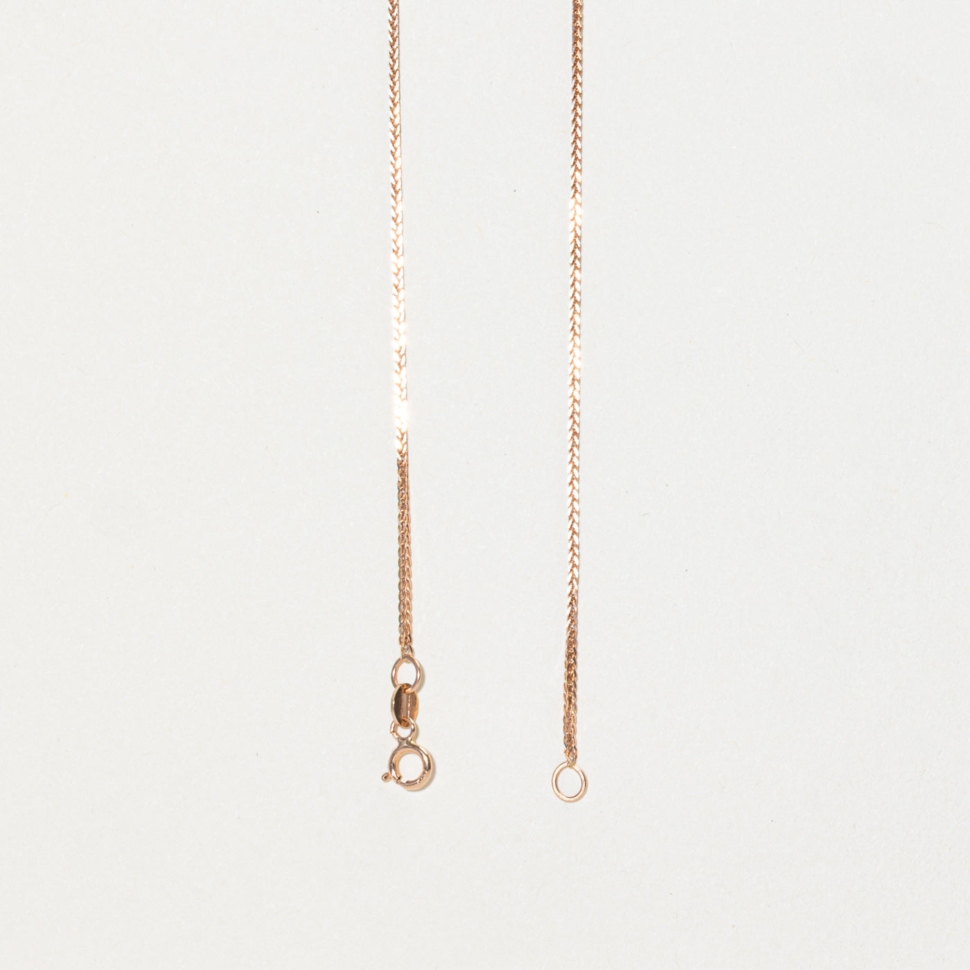 18k Rose Gold Yellow Pearl & Diamond Pendant Necklace | 0.02ct | 18"