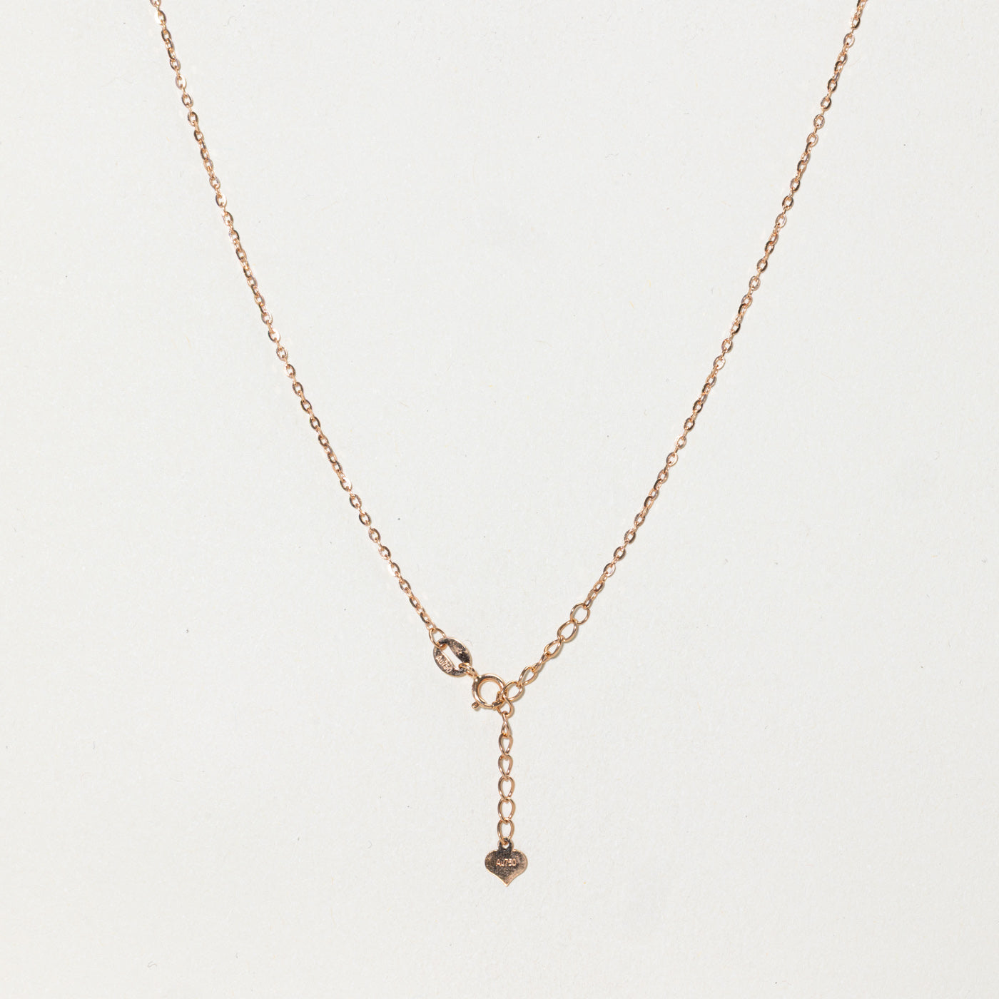 18k Mother of Pearl & Diamond Halo Double Heart Pendant Necklace | 0.20ct, 0.15ctw | 18"