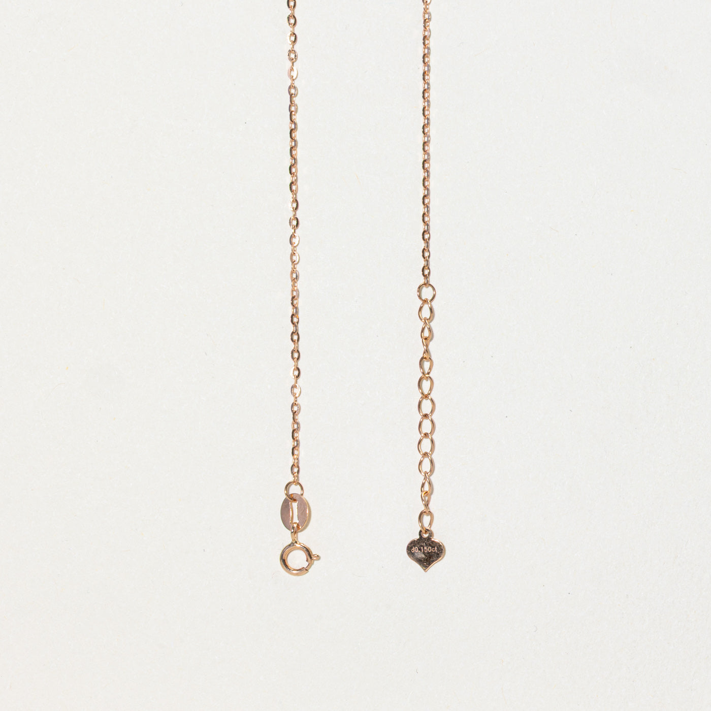 18k Mother of Pearl & Diamond Halo Double Heart Pendant Necklace | 0.20ct, 0.15ctw | 18"