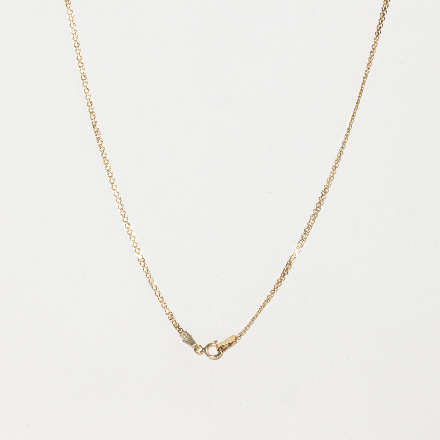 Oval Cut Sapphire & Diamond Pendant Necklace | 0.60ctw, 0.03ctw | 16"