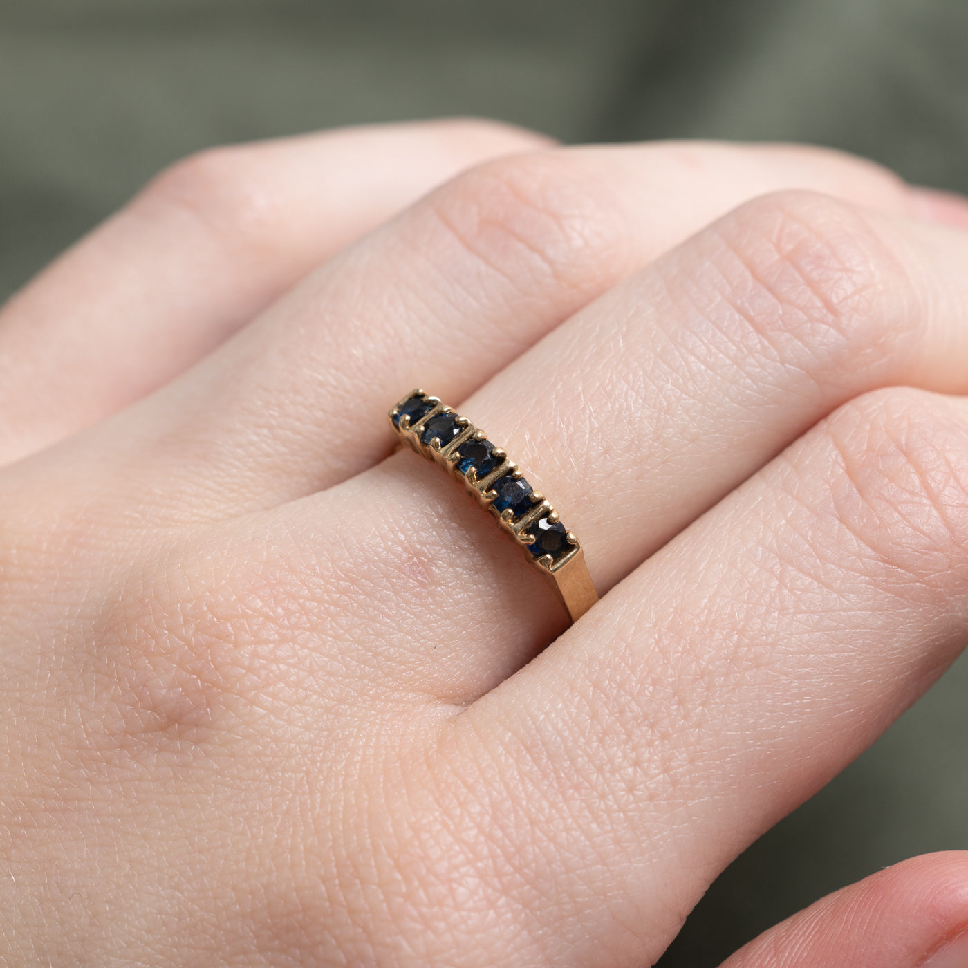 Five Stone Sapphire Band | 0.50ctw | SZ 7.0