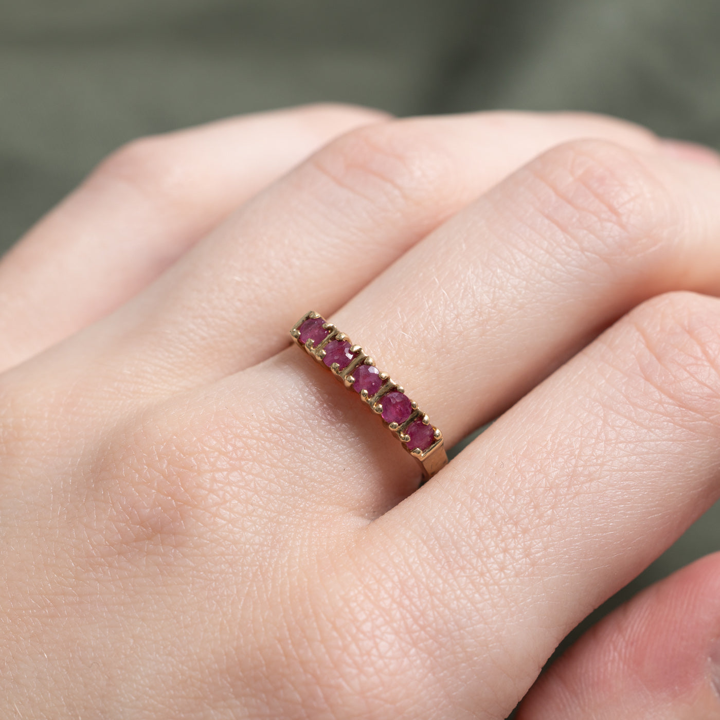 Five Stone Ruby Band | 0.50ctw | SZ 7.0