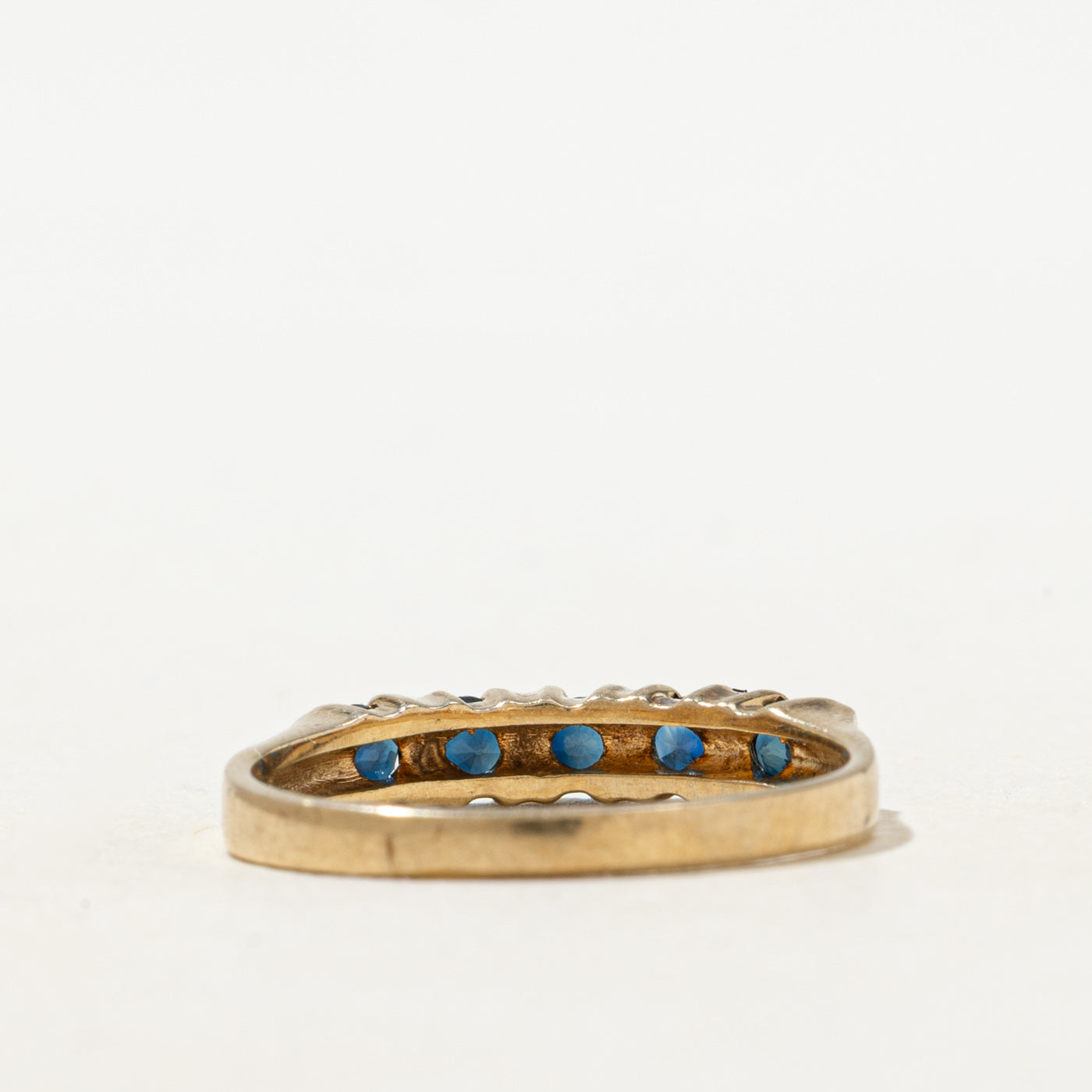 Bague cinq saphirs | 0,50 ct au total | Taille 7
