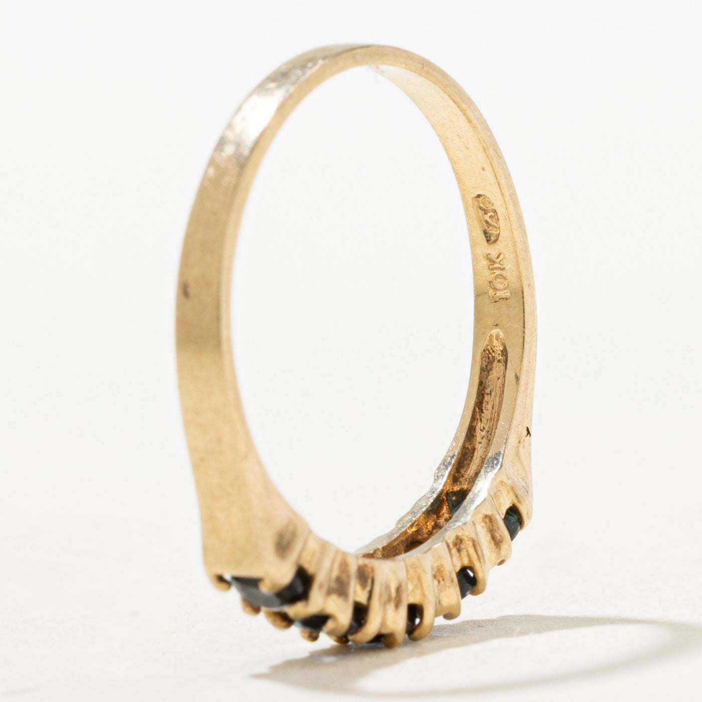 Bague cinq saphirs | 0,50 ct au total | Taille 7