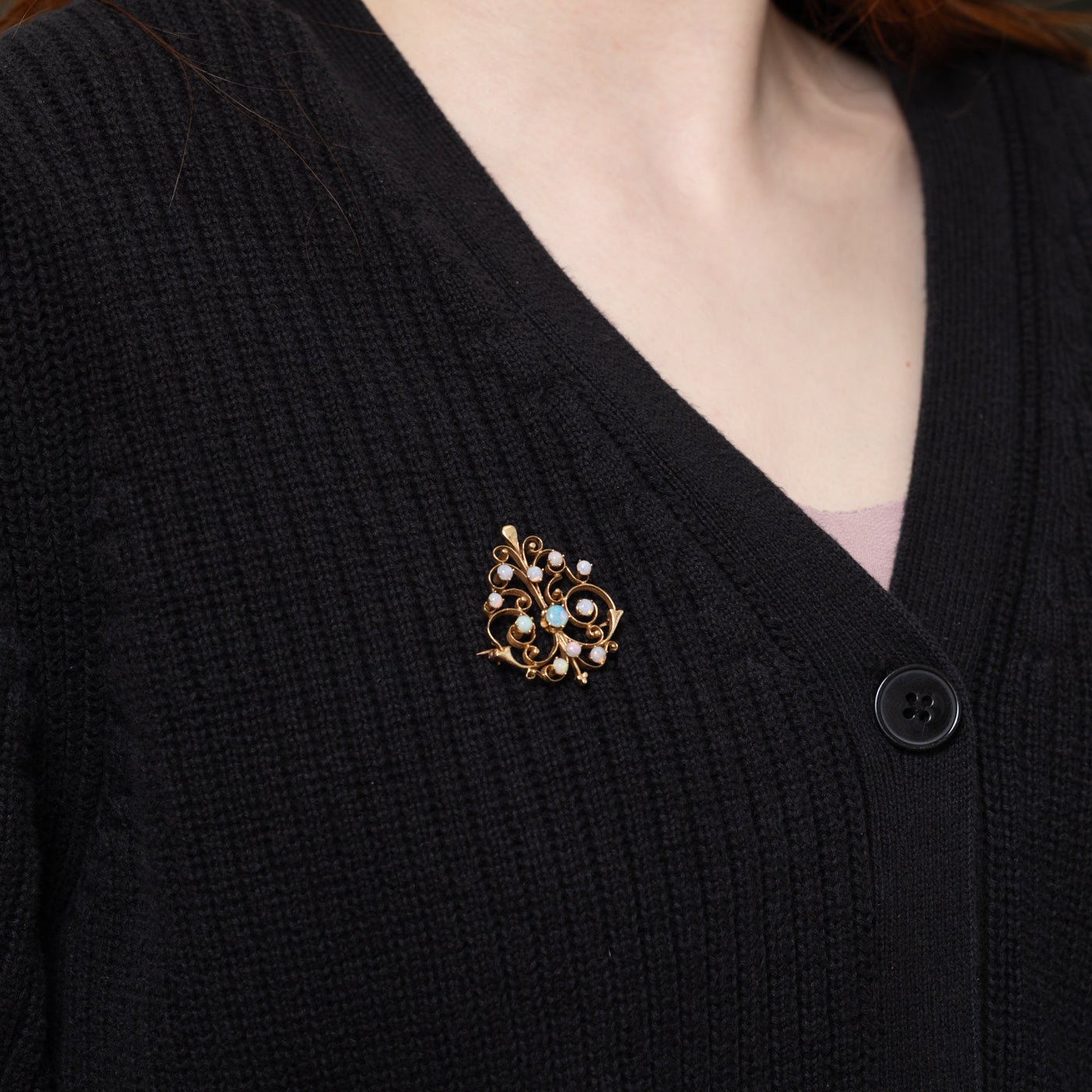 Broche en or 14 carats 6280-10