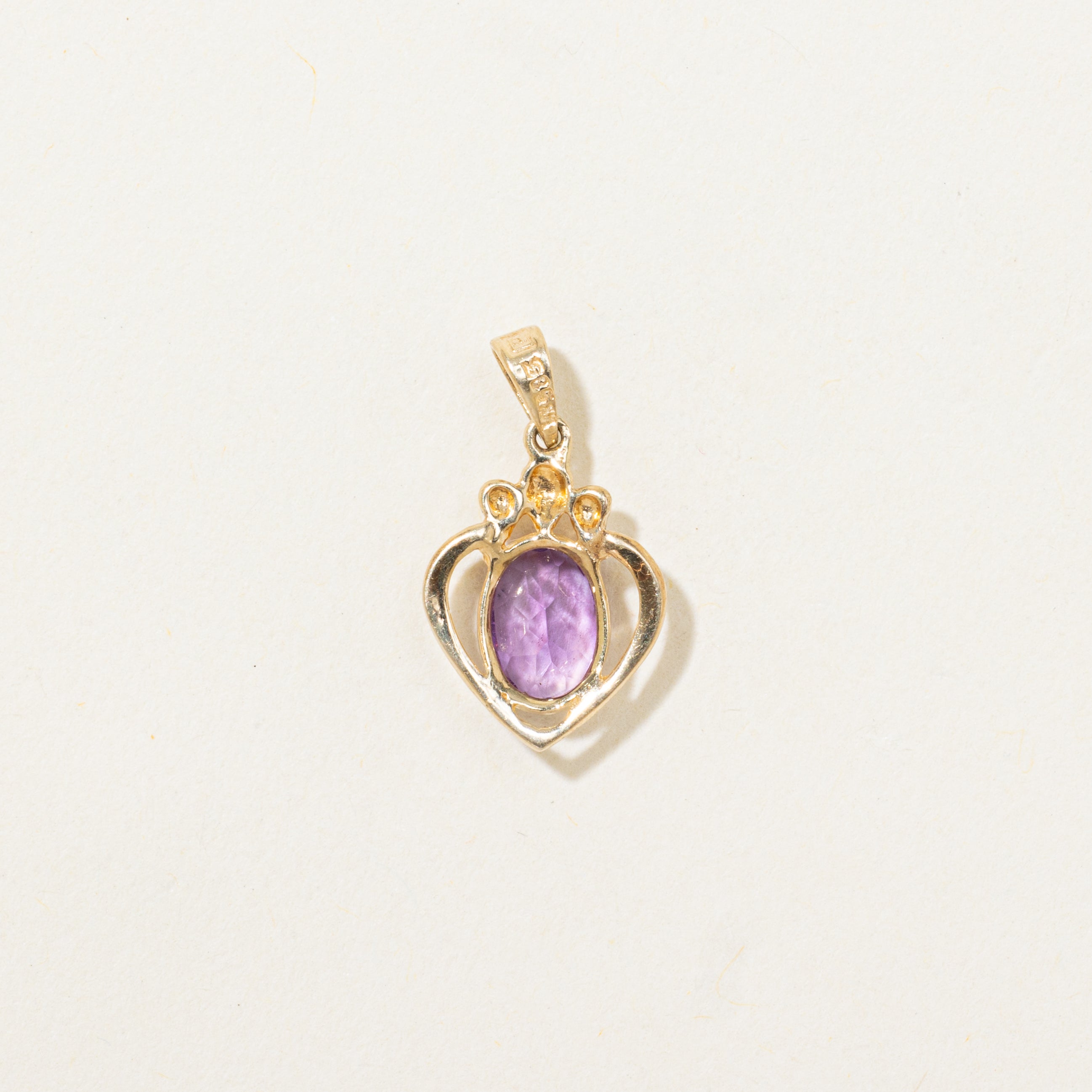 Amethyst Heart Pendant | 0.60ct