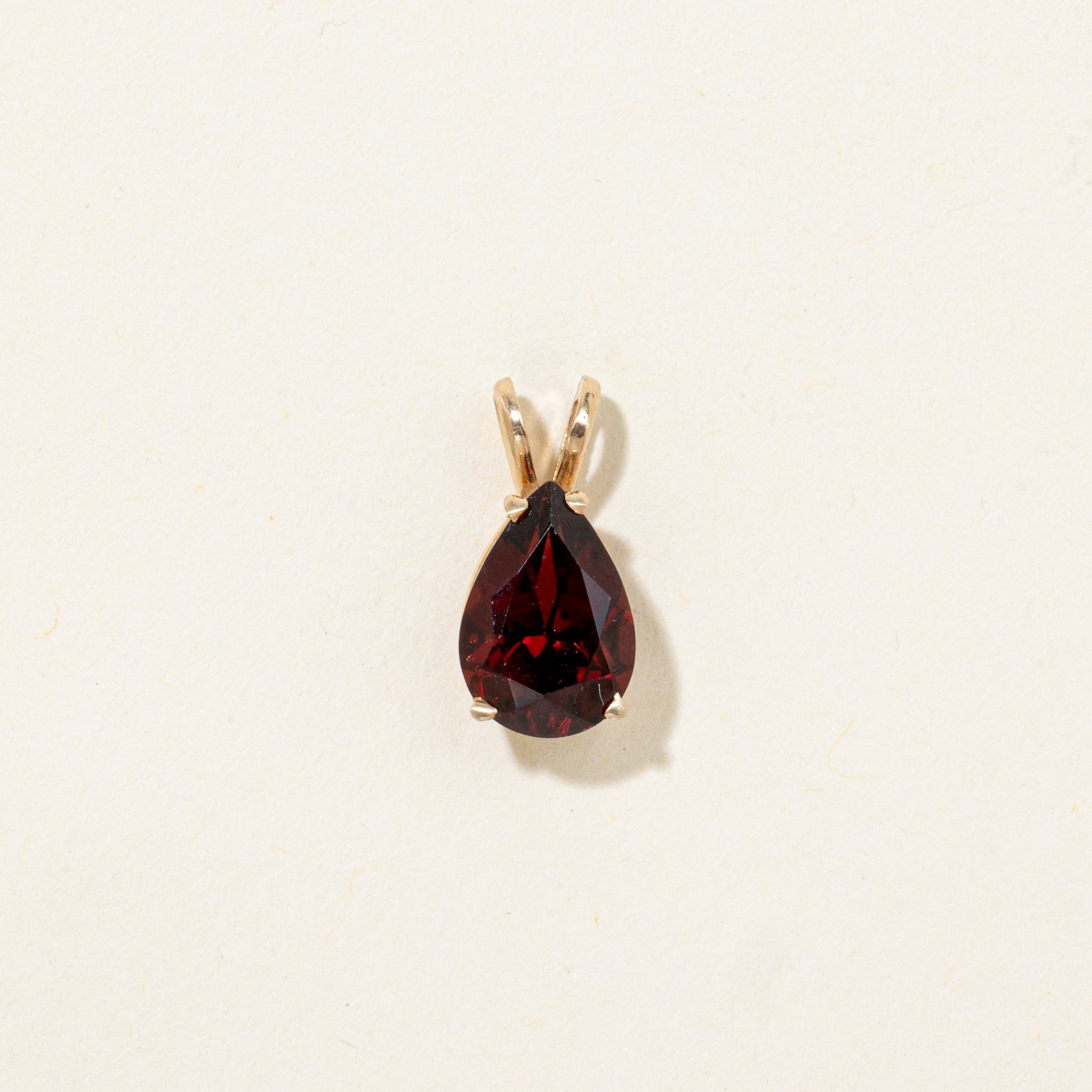 Pear Cut Garnet Pendant | 1.86ct