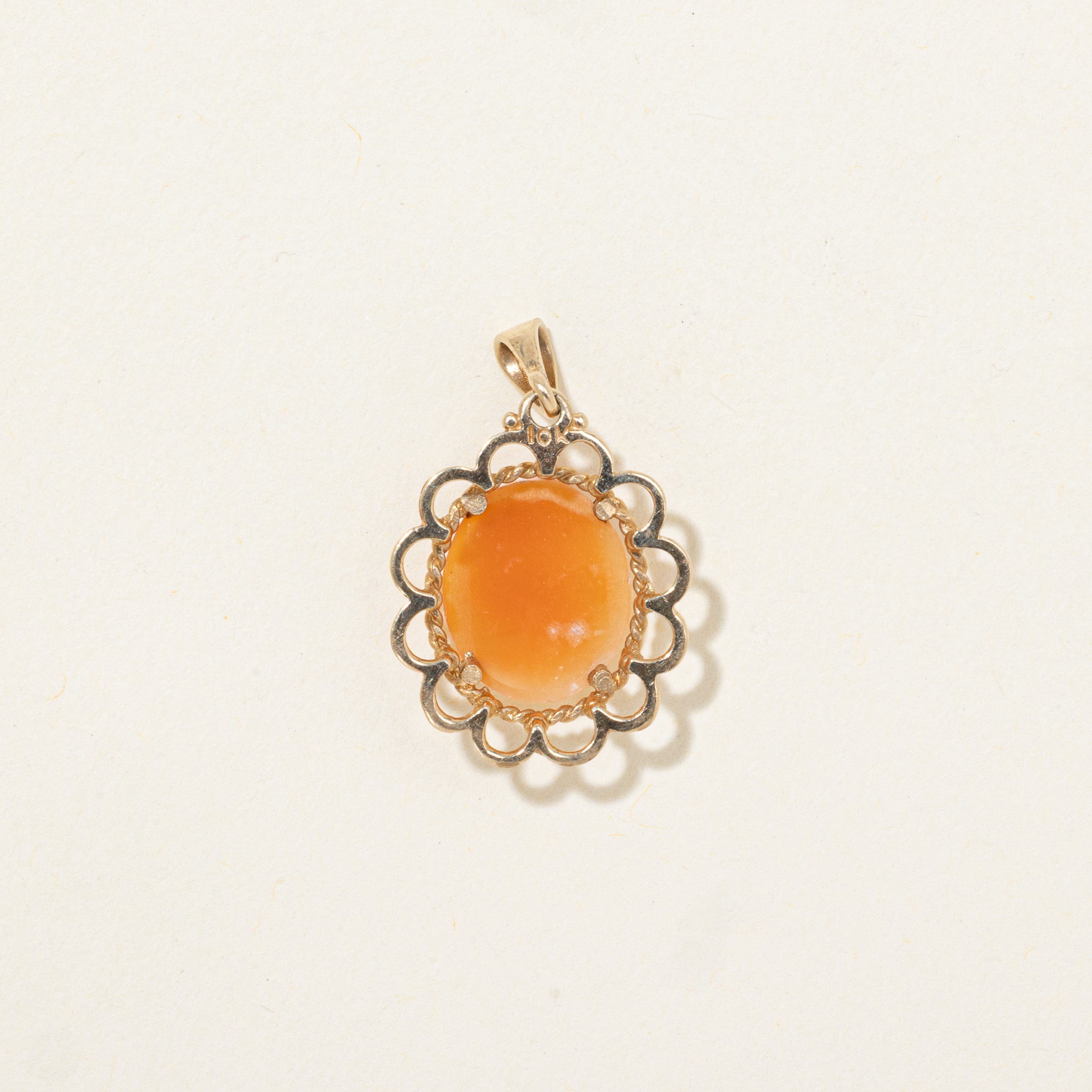 Shell Cameo Pendant | 2.00ct