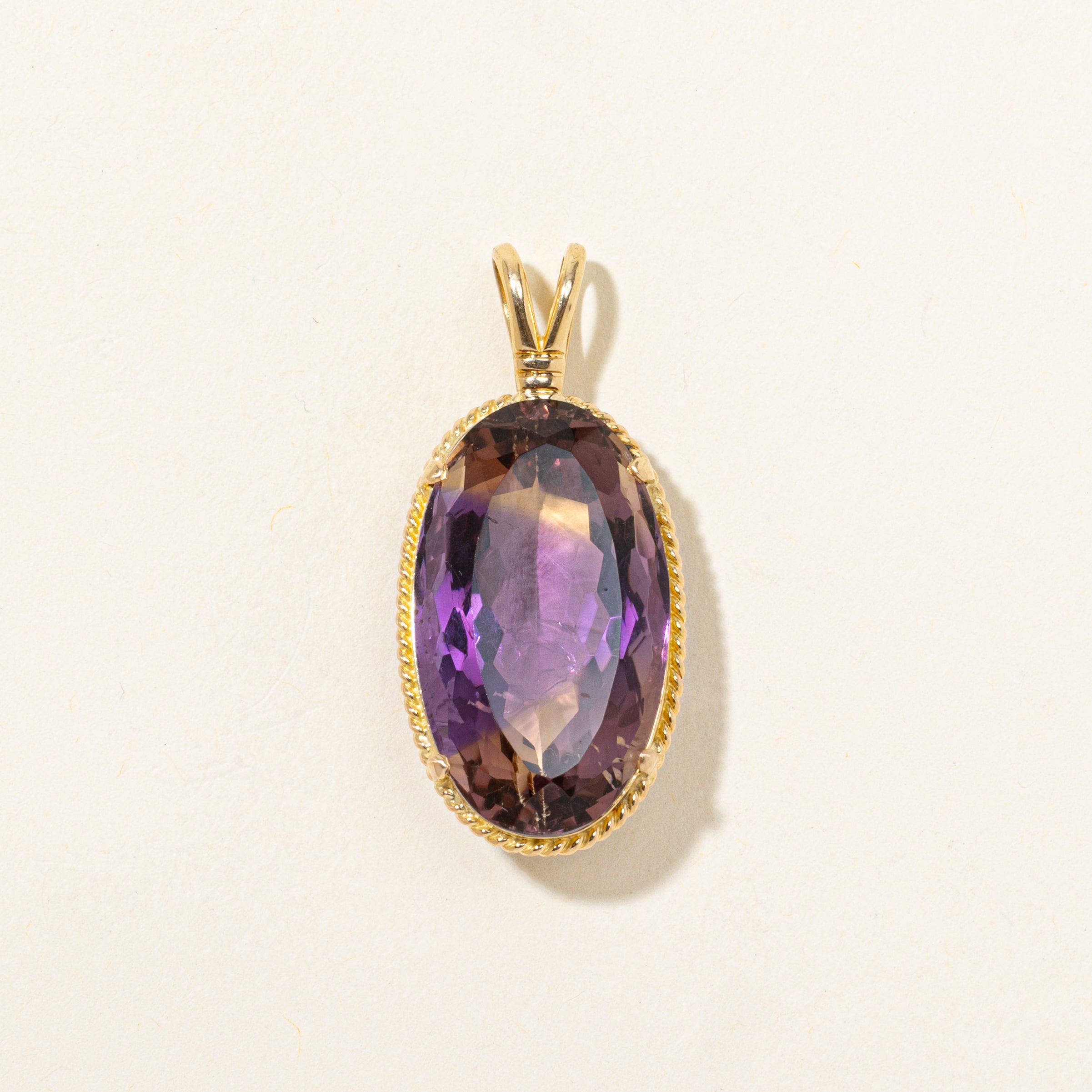 18k Oval Cut Ametrine Pendant | 22.35ct