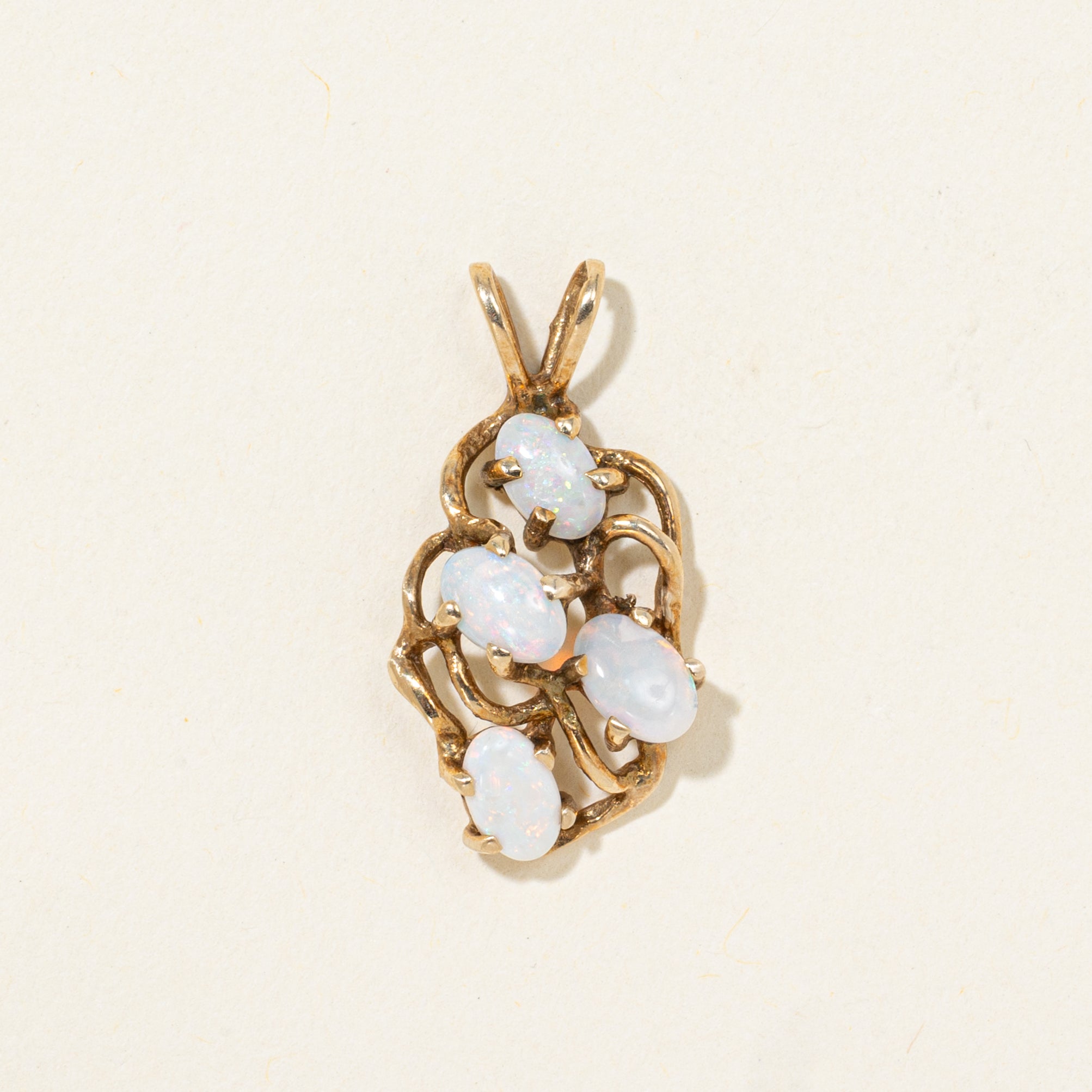 Cabochon Opal Abstract Pendant | 0.92ctw