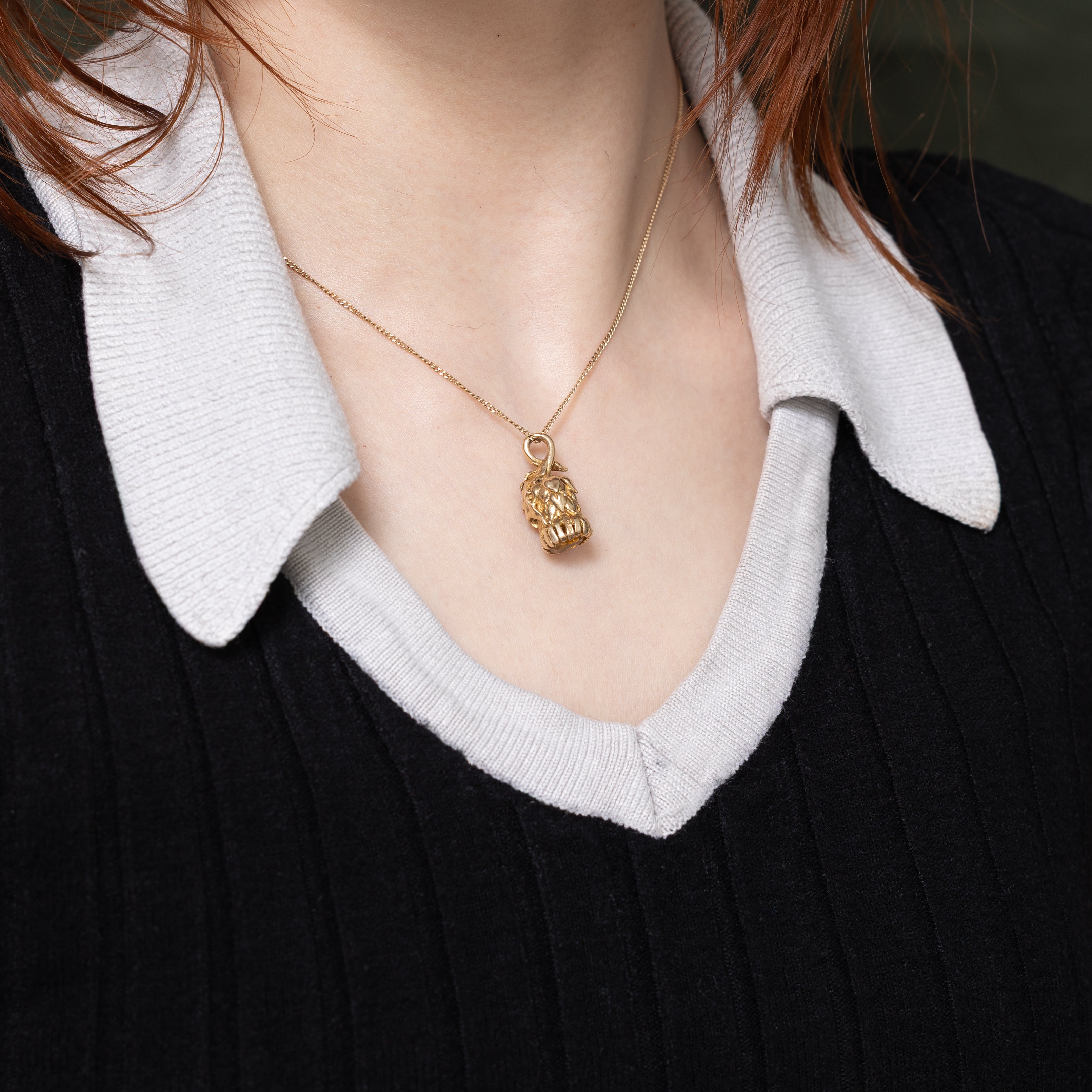 Citrine Floral Vine Ornate Pendant | 2.03ct