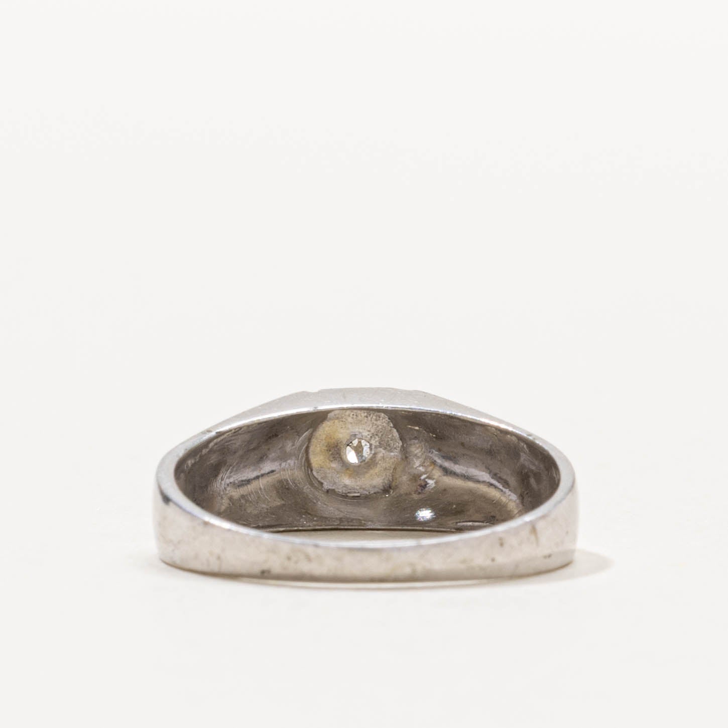 Star Set Diamond Milgrained Ring | SZ 3.25