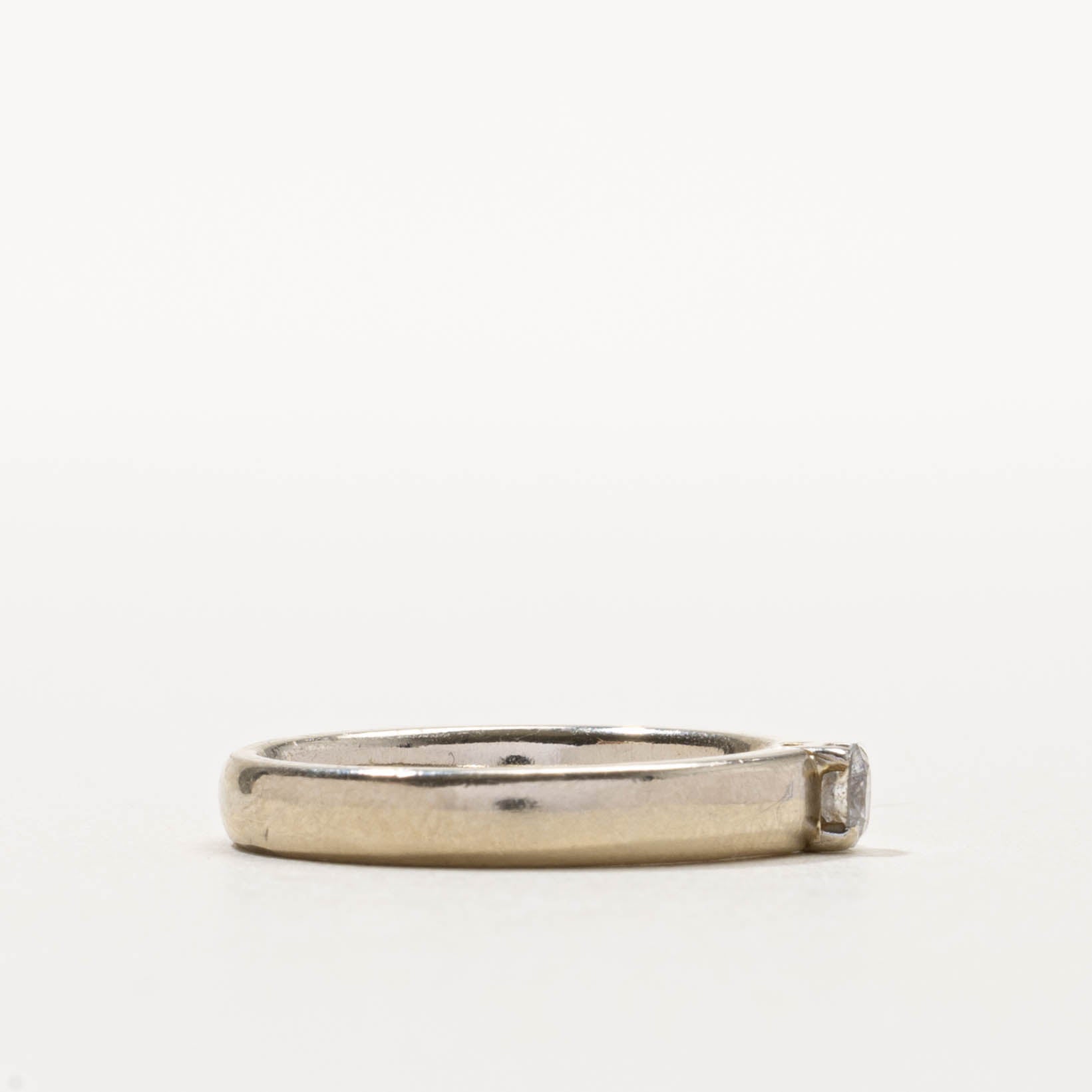 14k Flush Set Diamond Band | 3.50mm | SZ 6