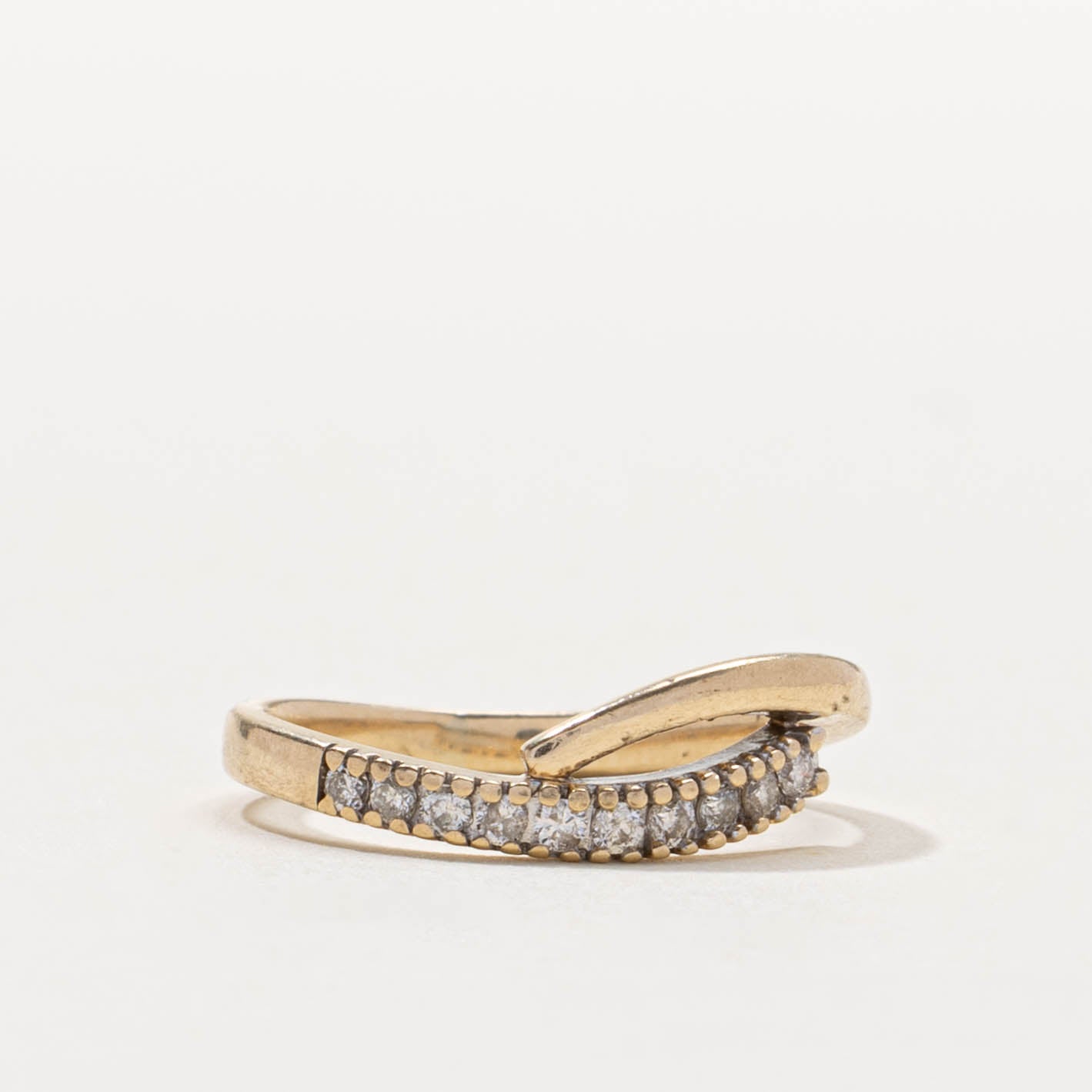 10k Diamond Waterfall Ring | SZ 4