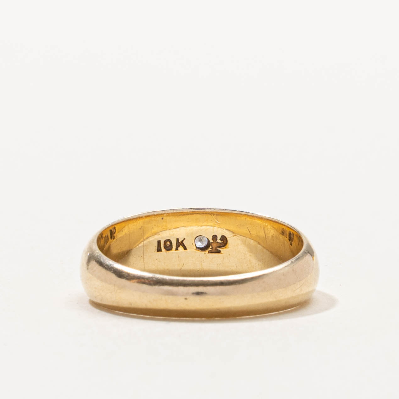 10k Star Set Diamond Dome Ring | SZ 5.75