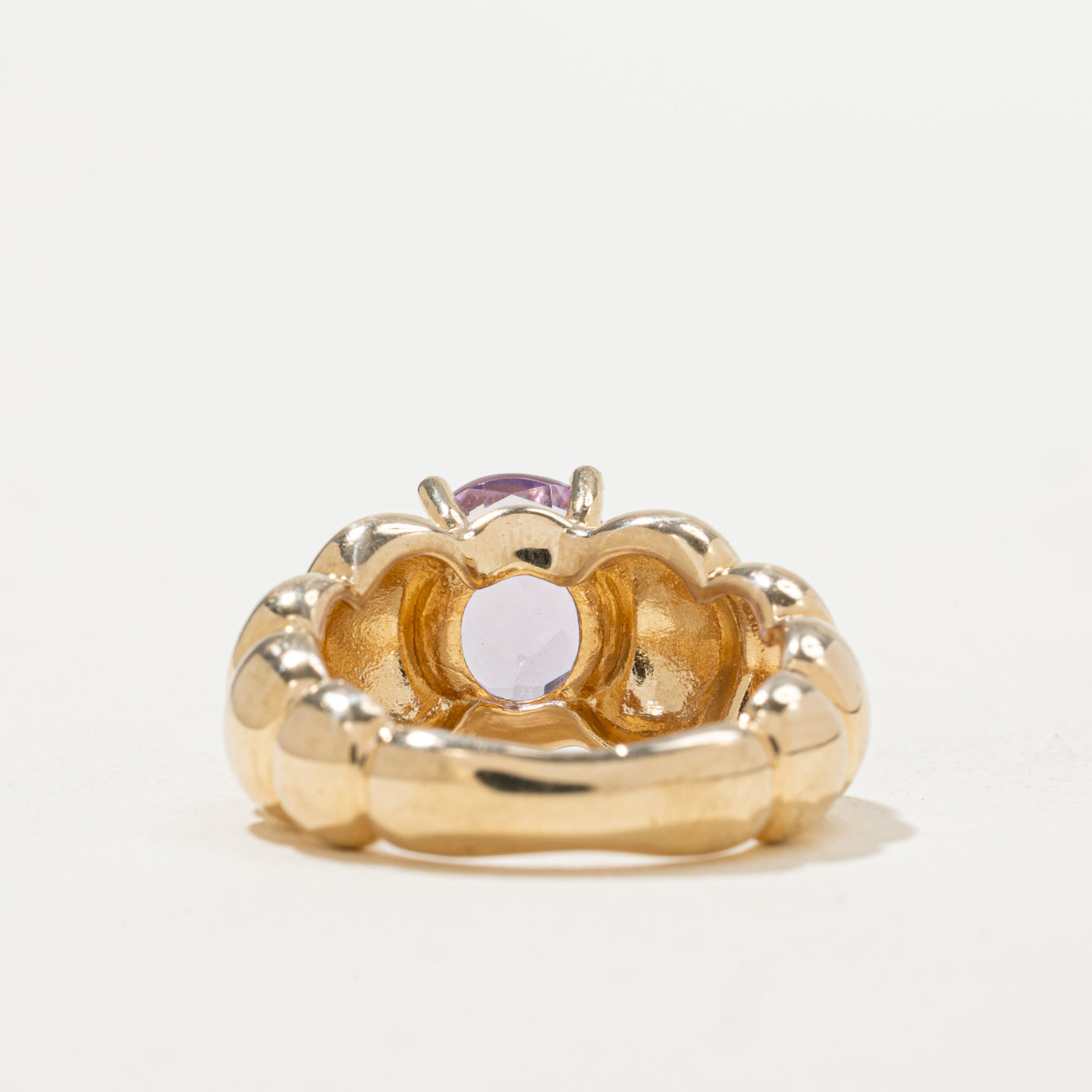 'Mejuri' Puffy Charlotte Gemstone Ring | 2.00ct | SZ 5.0