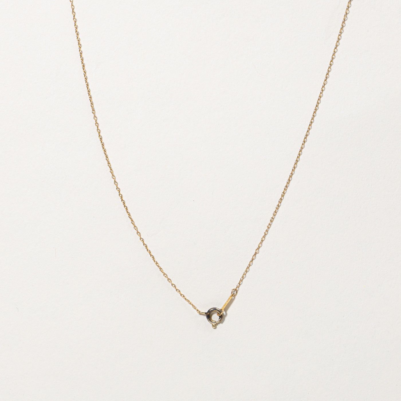 10k Bezel Set Quartz Necklace | 4.95ct | 16"