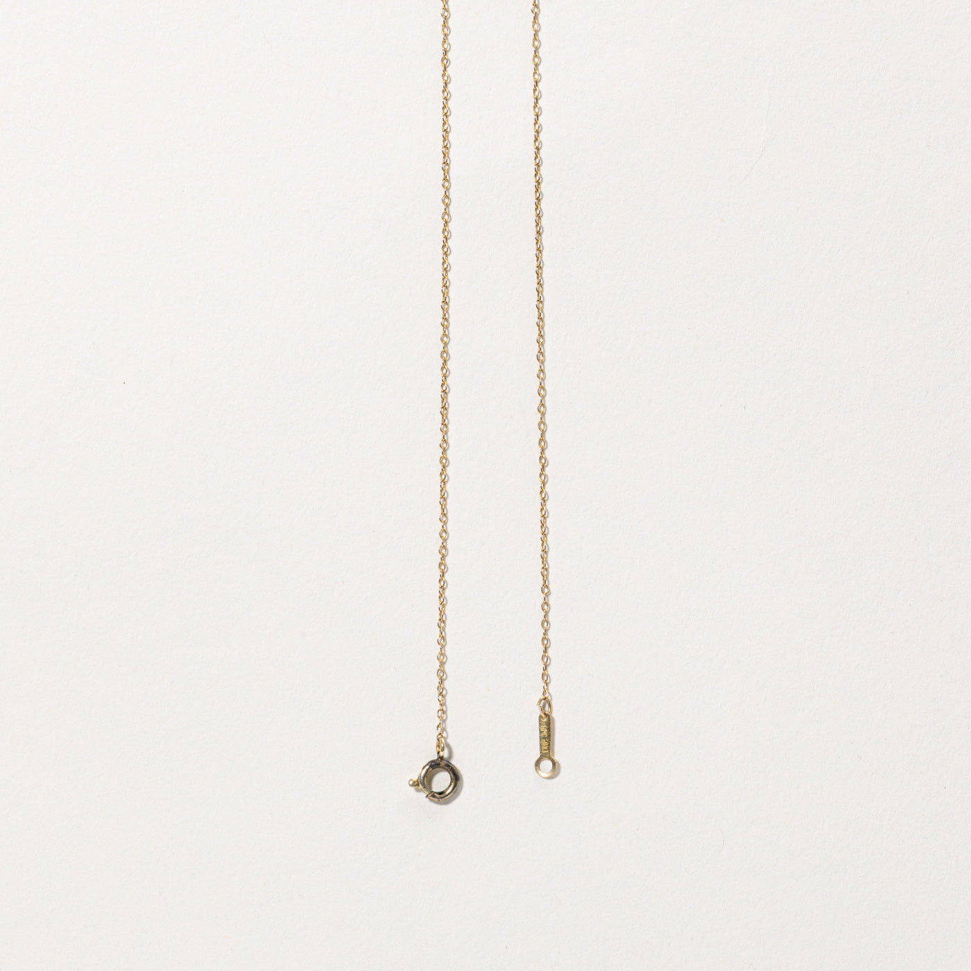 10k Bezel Set Quartz Necklace | 4.95ct | 16"