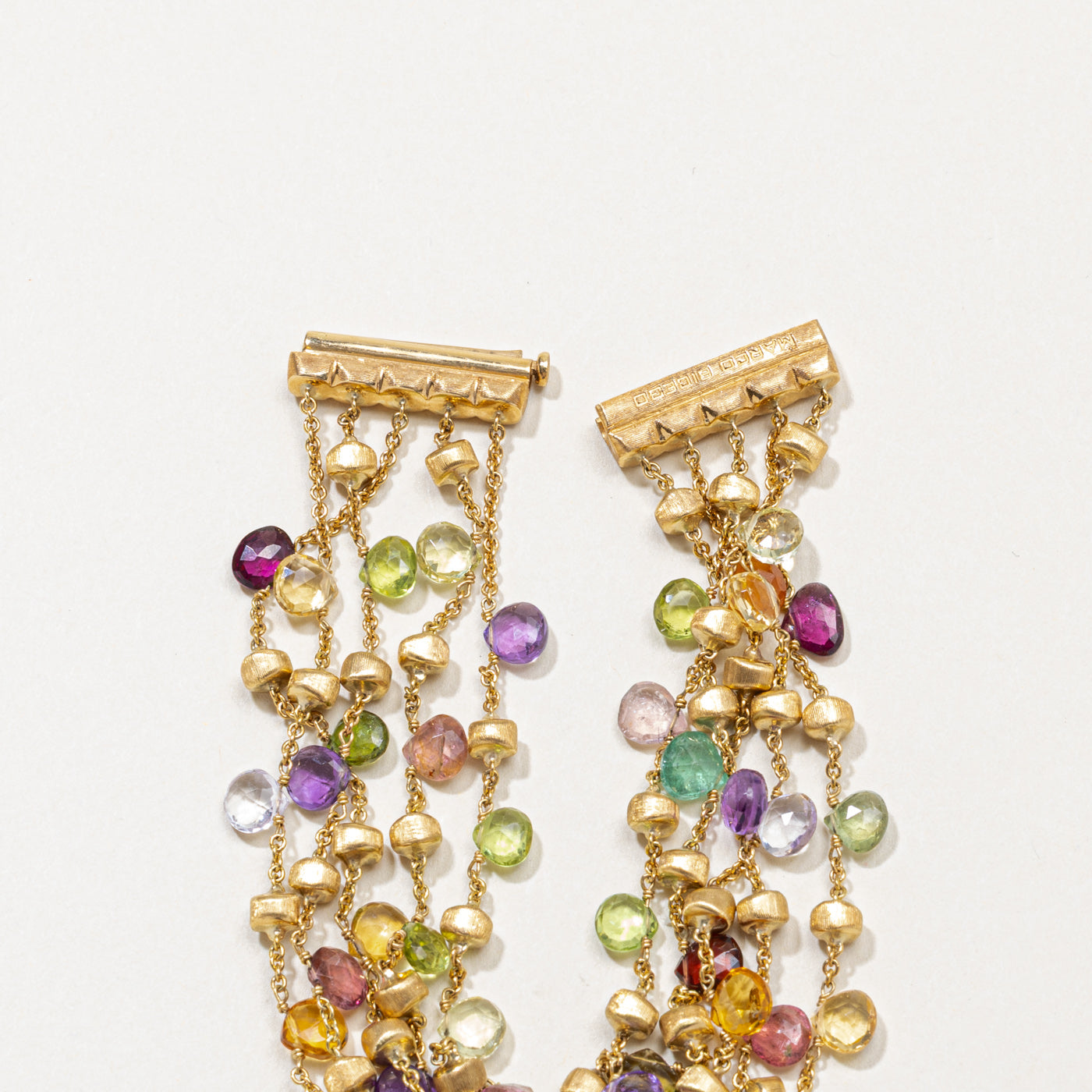 ‘Marco Bicego’ 18k Paradise Five Strand Gemstone Bracelet | 24.00ctw