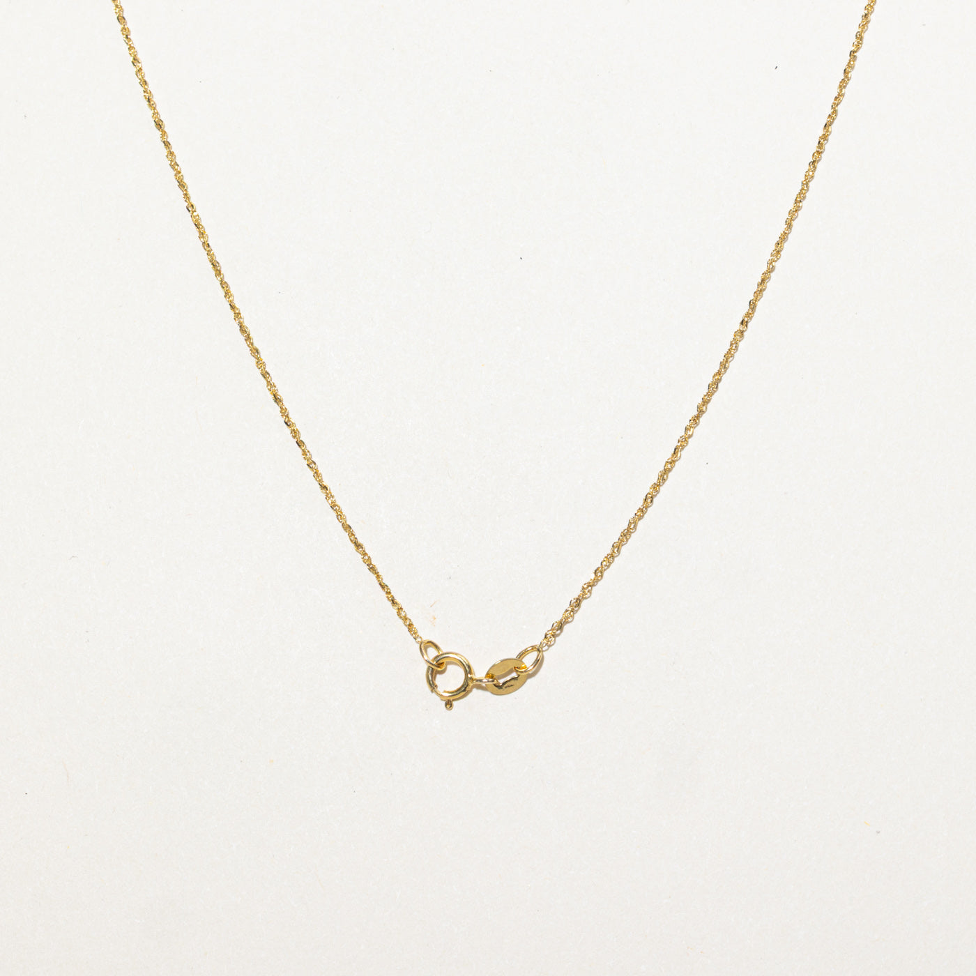 10K Diamond Key Pendant Necklace | 18"