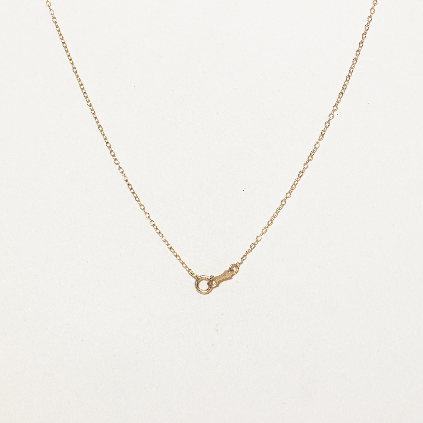 14K Diamond Geometric Pendant Necklace | 16"