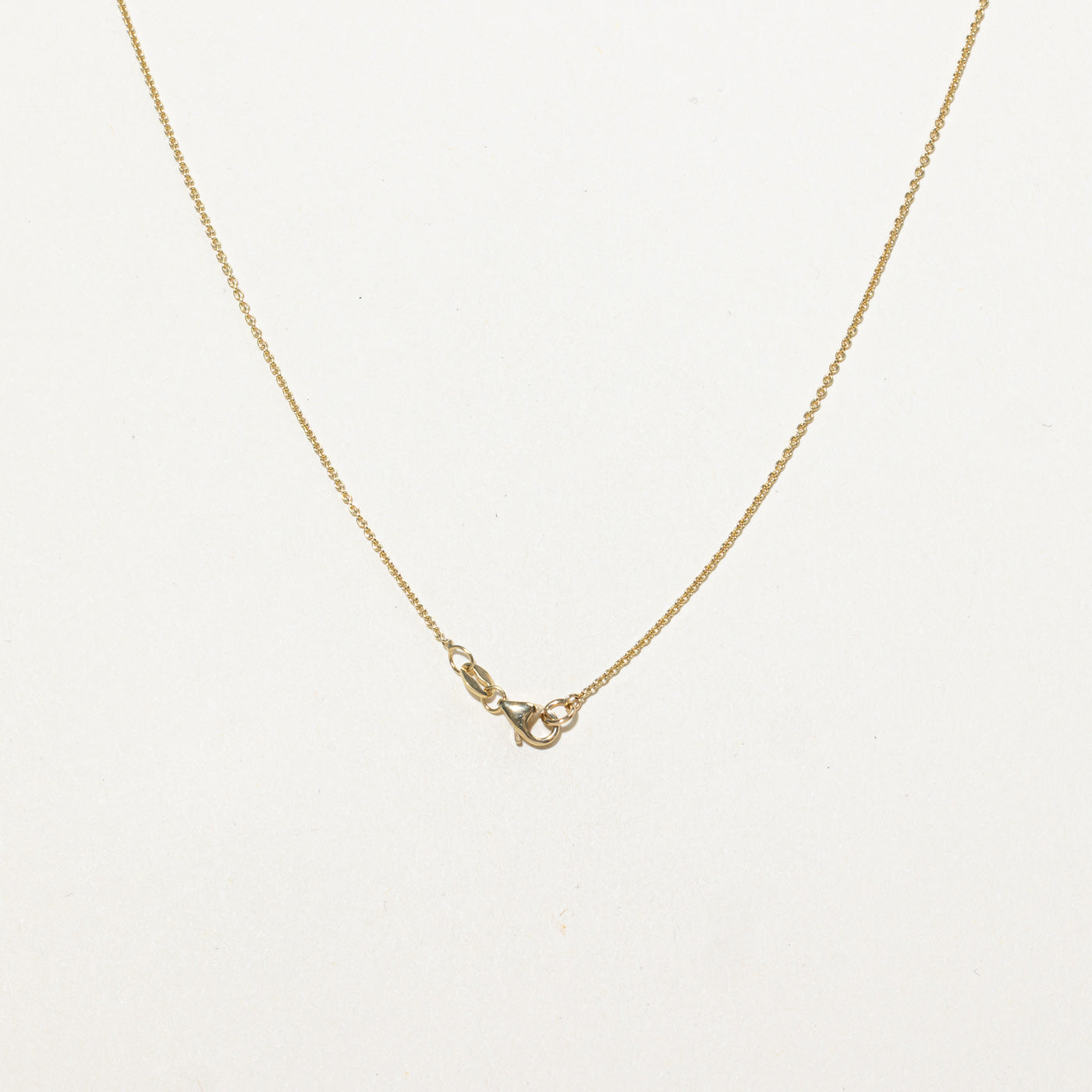 Collier pendentif étoile en or 10 carats et diamants | 40 cm