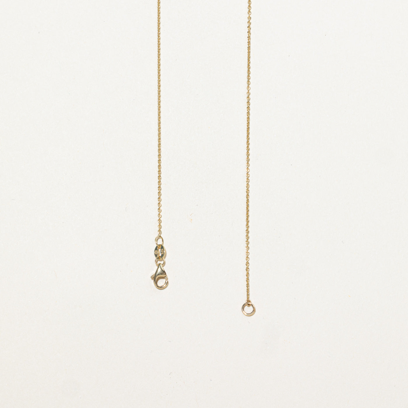 Collier pendentif étoile en or 10 carats et diamants | 40 cm