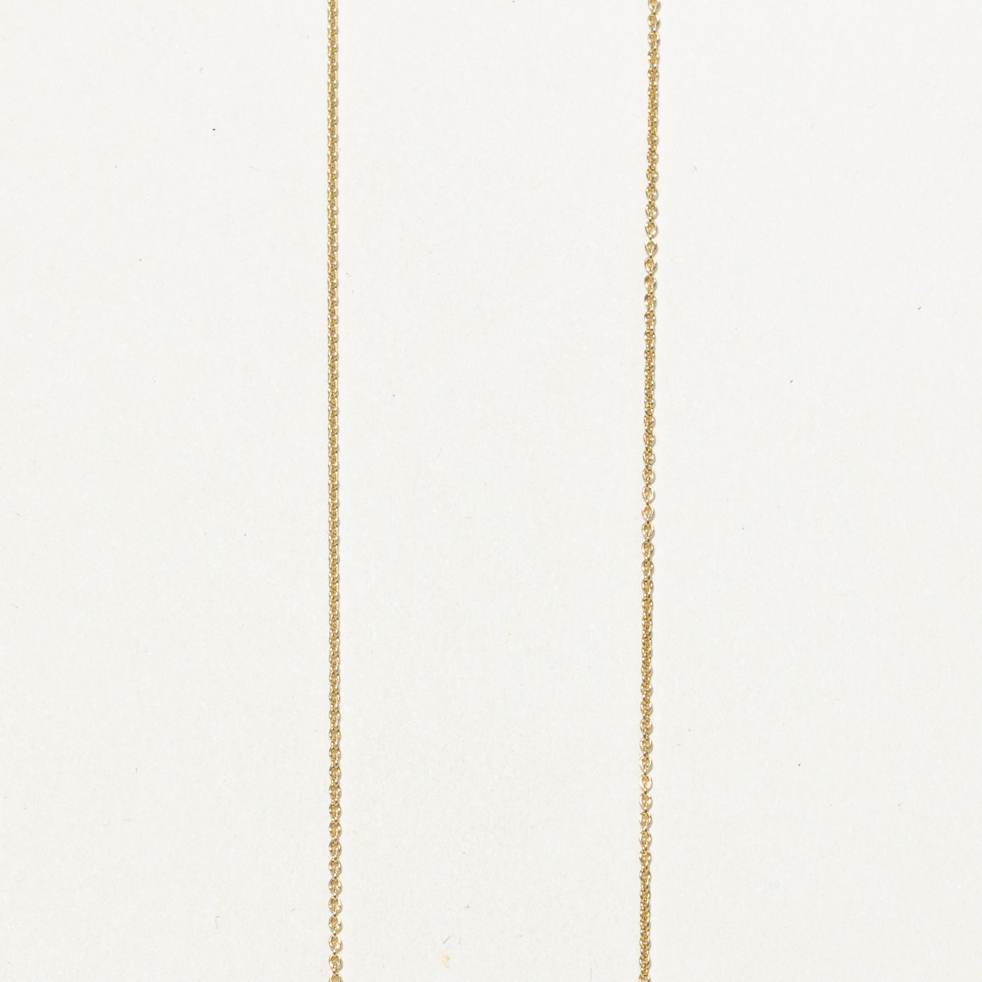 Collier pendentif étoile en or 10 carats et diamants | 40 cm