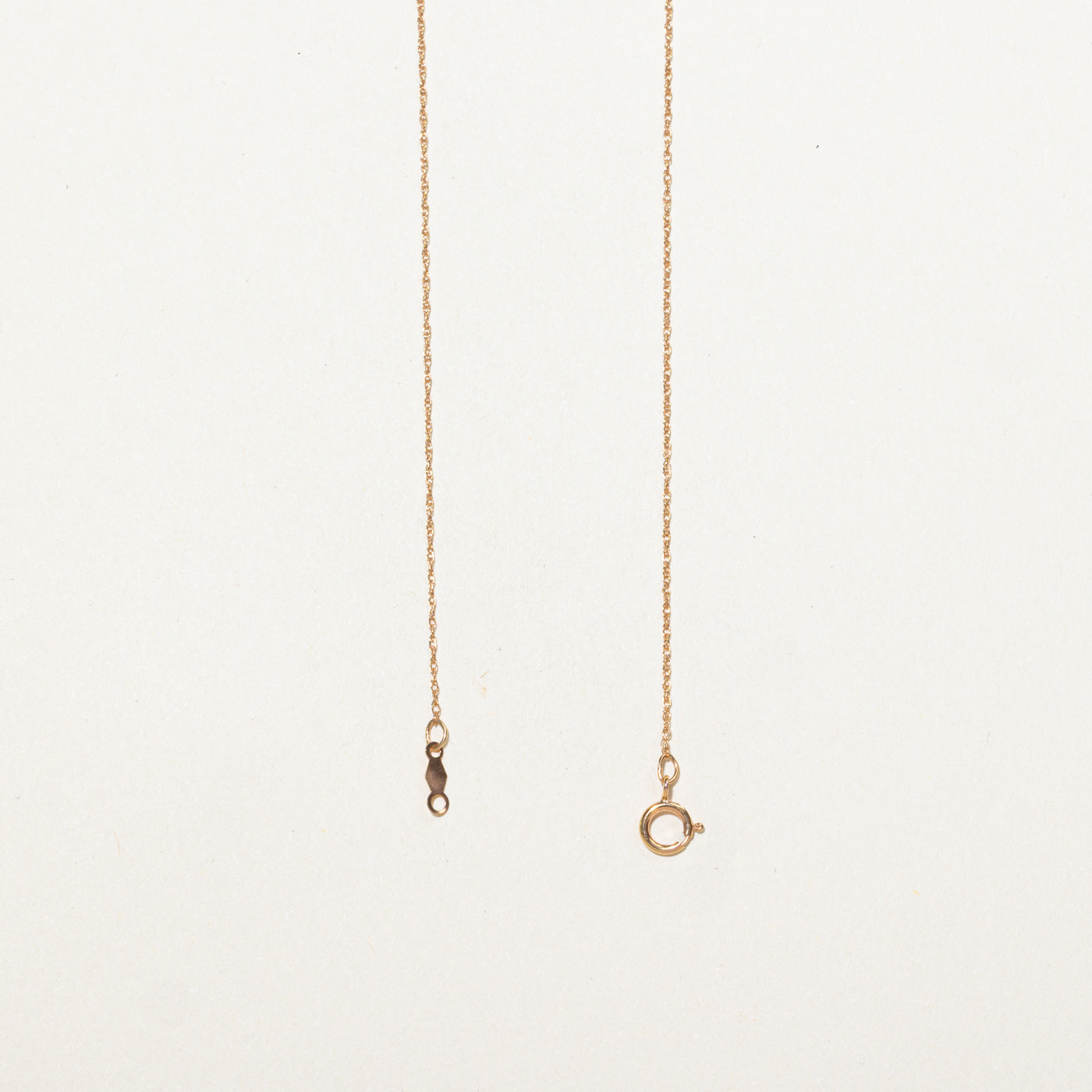 10K Rose Gold Diamond Swirl Pendant Necklace | 20"