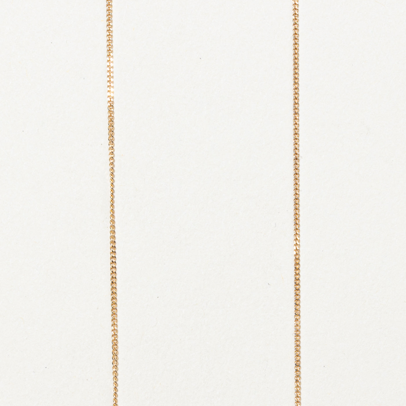 10K Diamond Crescent Moon Pendant Necklace | 17"