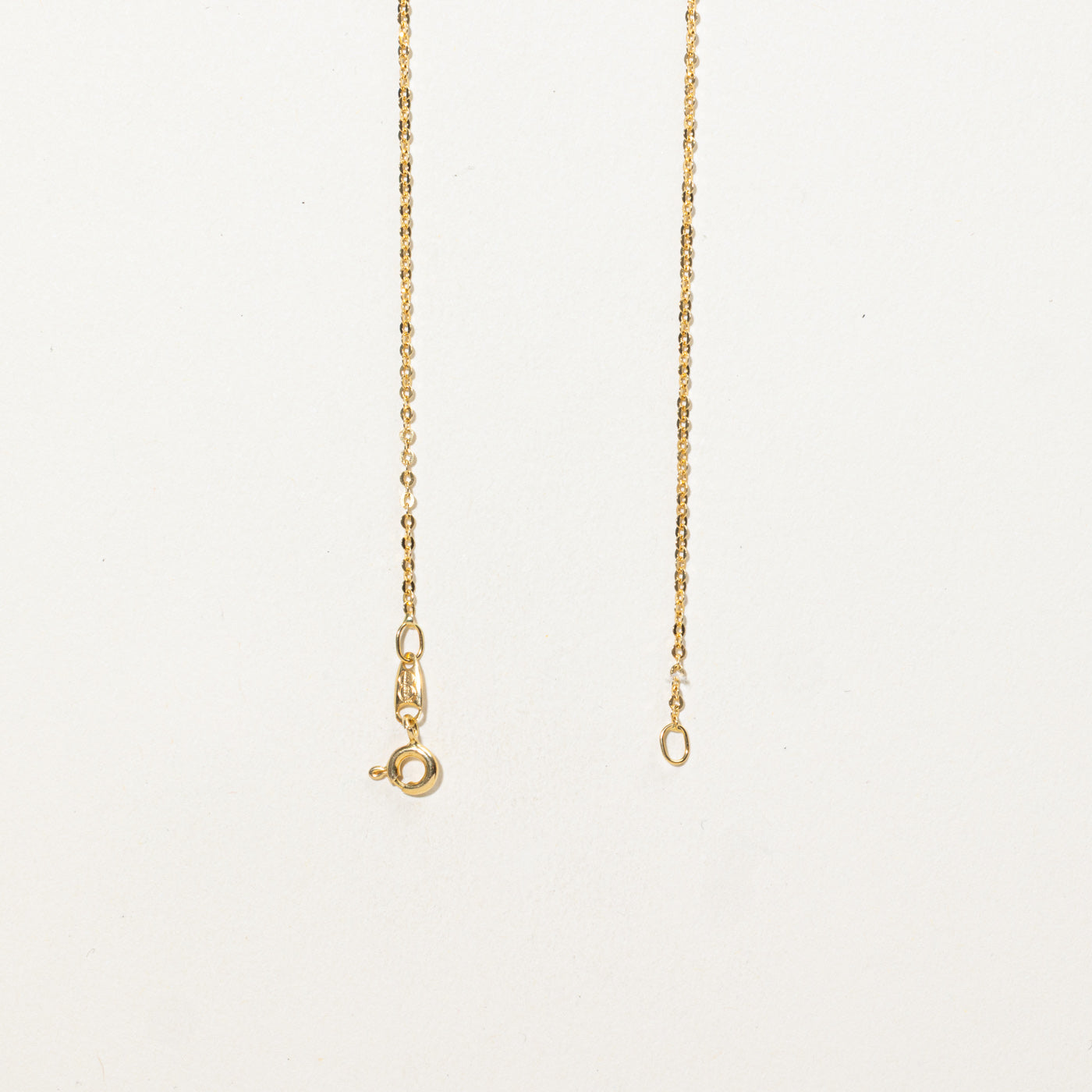 Collier satellite en or 18 carats serti clos de diamants, style italien | 43 cm