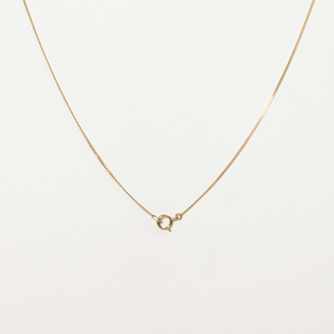 14K Diamond Geometric Bar Pendant Necklace | 15"