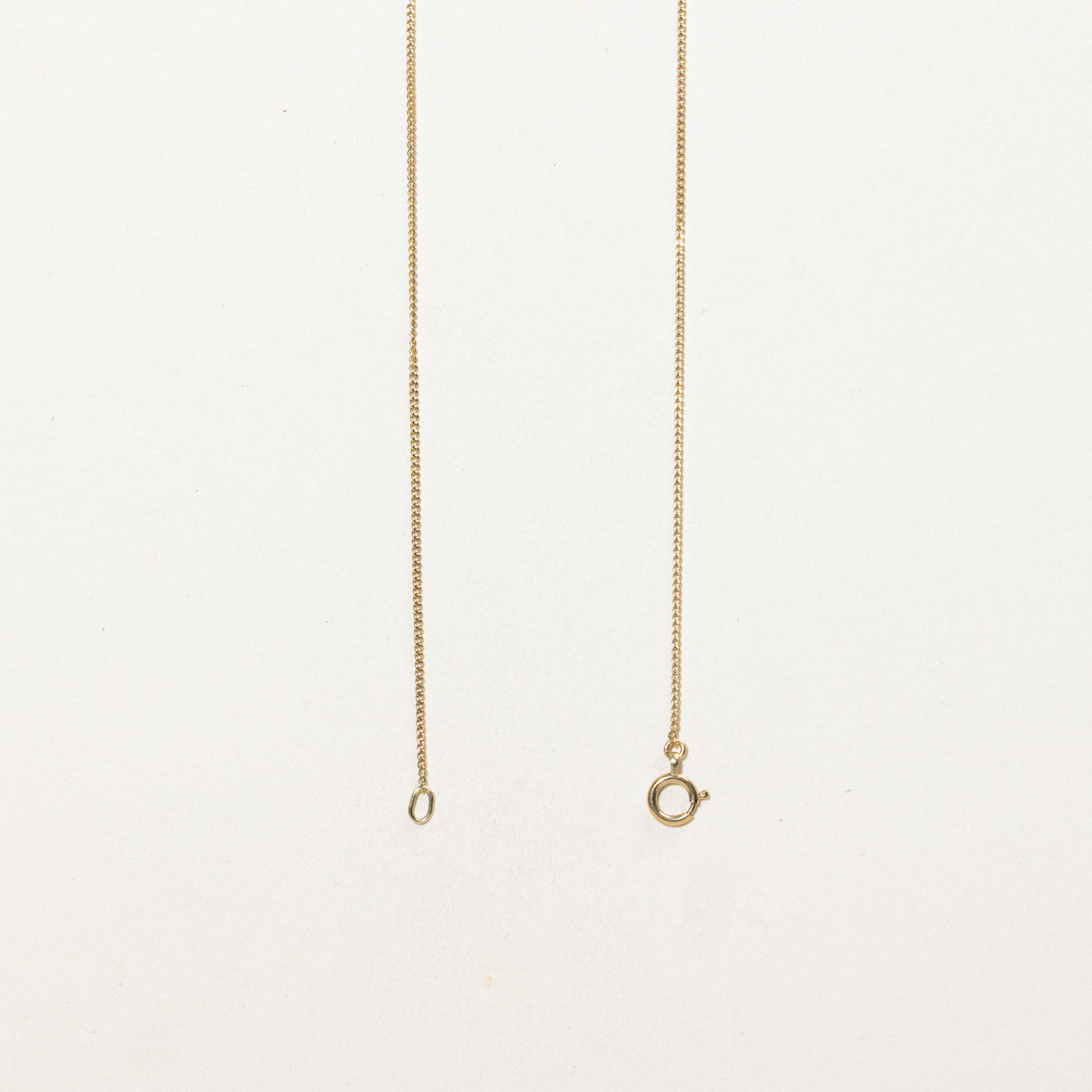 14K Diamond Geometric Bar Pendant Necklace | 15"