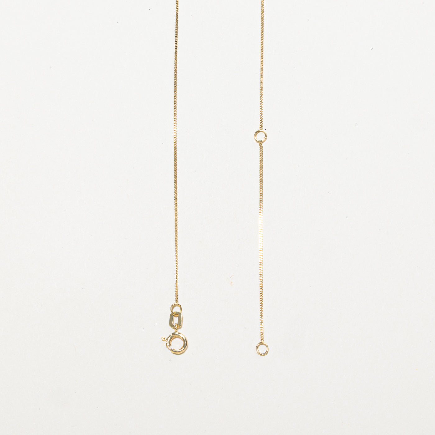 10K Two Tone Geometric Pendant Necklace | 18"